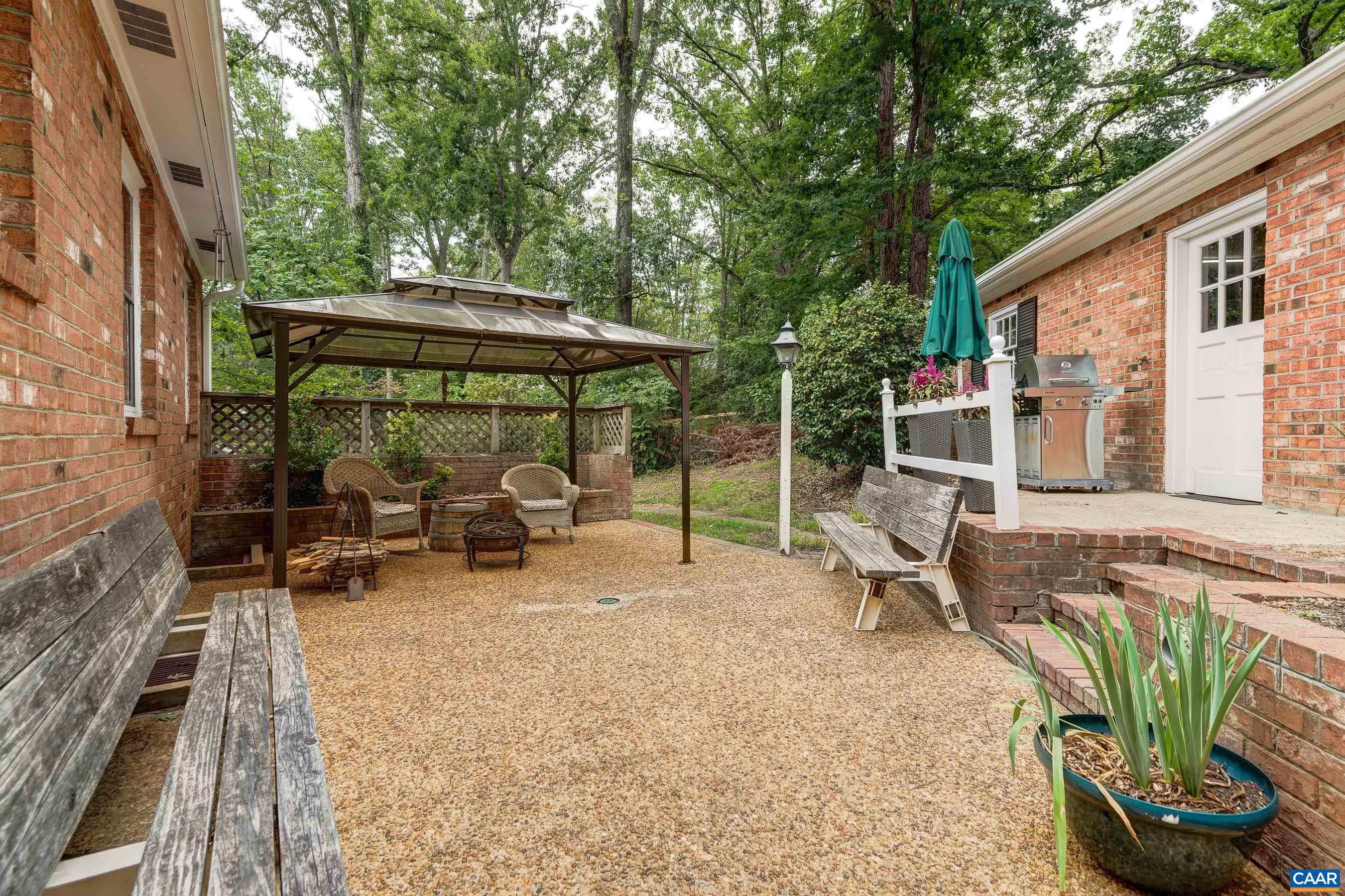 Entertain outdoors on the spacious patio. Entertain outdoors on the spacious patio.