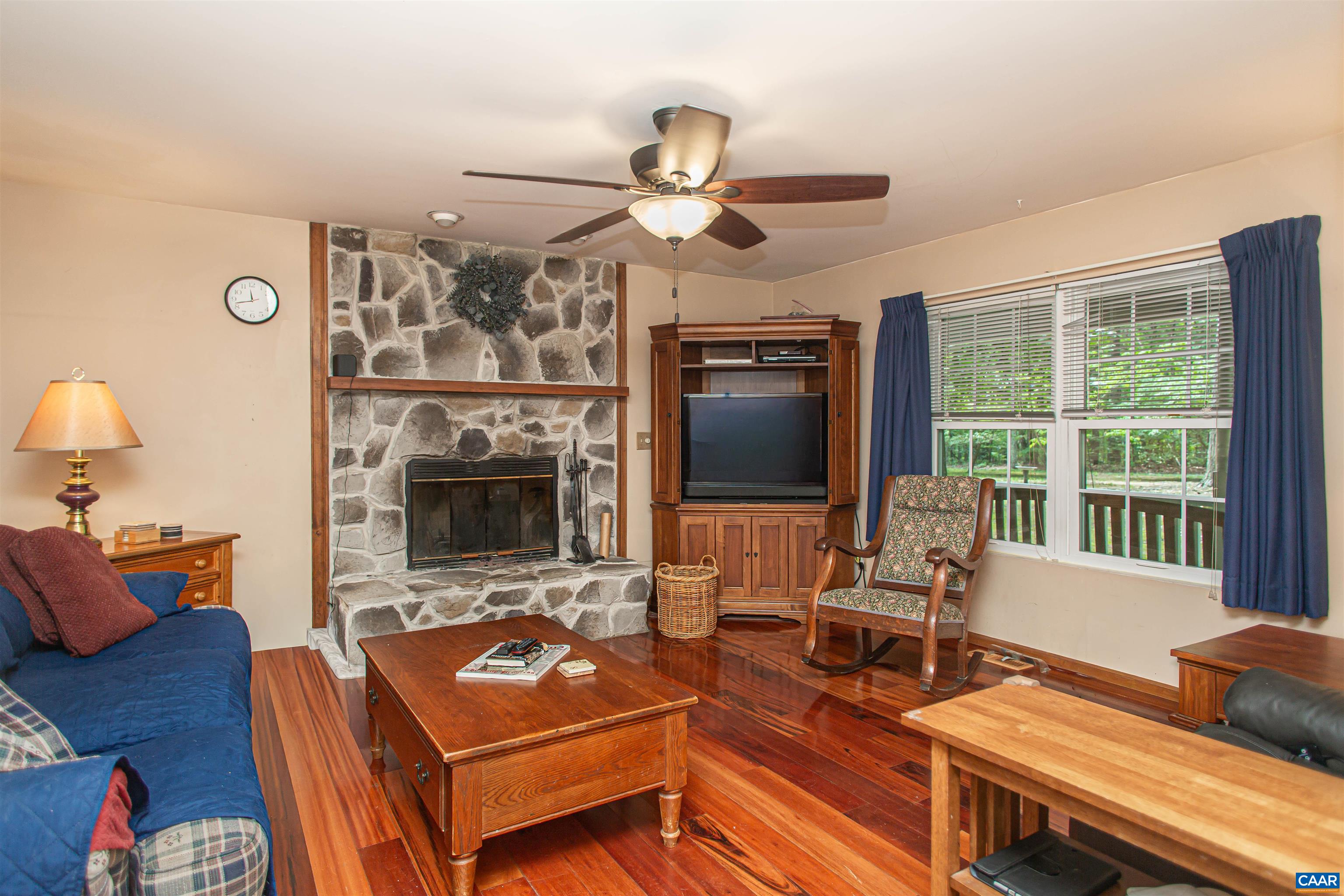 Cozy den at the front of the home. Cozy den at the front of the home.