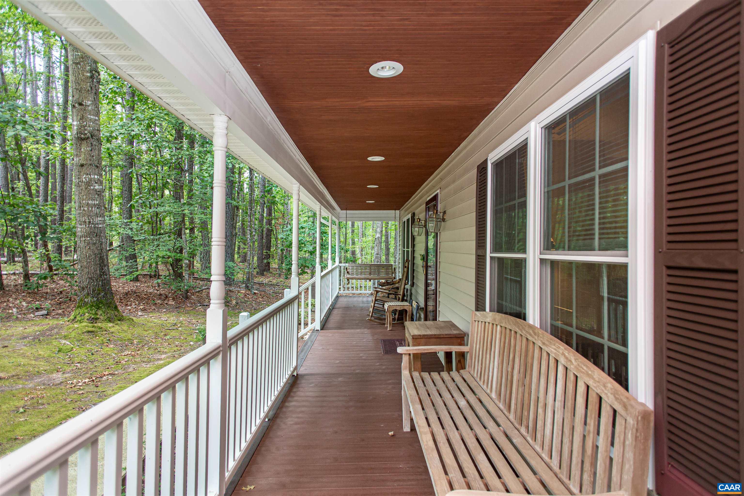 Complete with Trex decking & beadboard ceilings. Complete with Trex decking & beadboard ceilings.