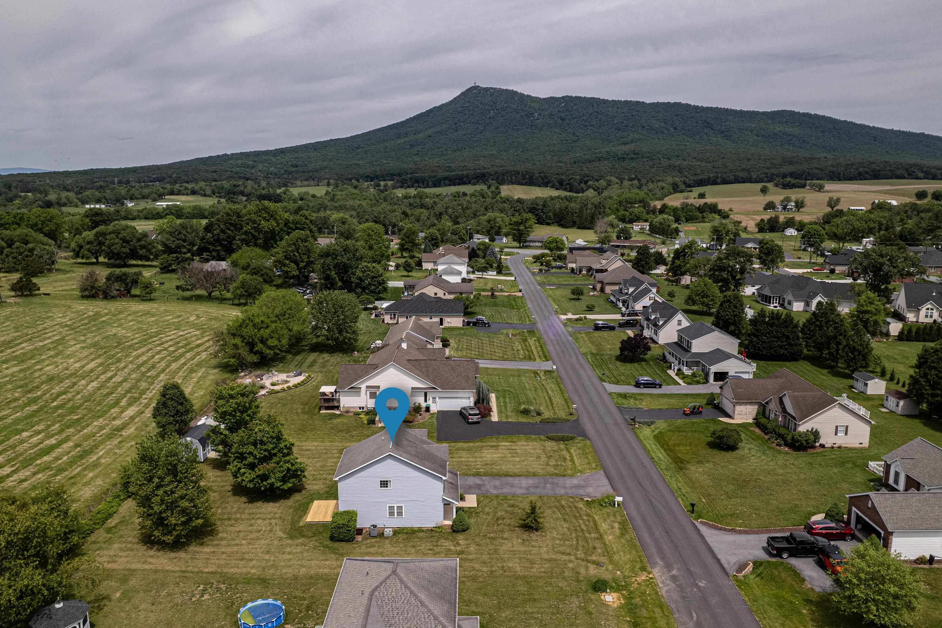 These photos highlight the gorgeous views the home offers, including Massanutten peak and the surrounding Blue Ridge Mountains. These photos highlight the gorgeous views the home offers, including Massanutten peak and the surrounding Blue Ridge Mountains.