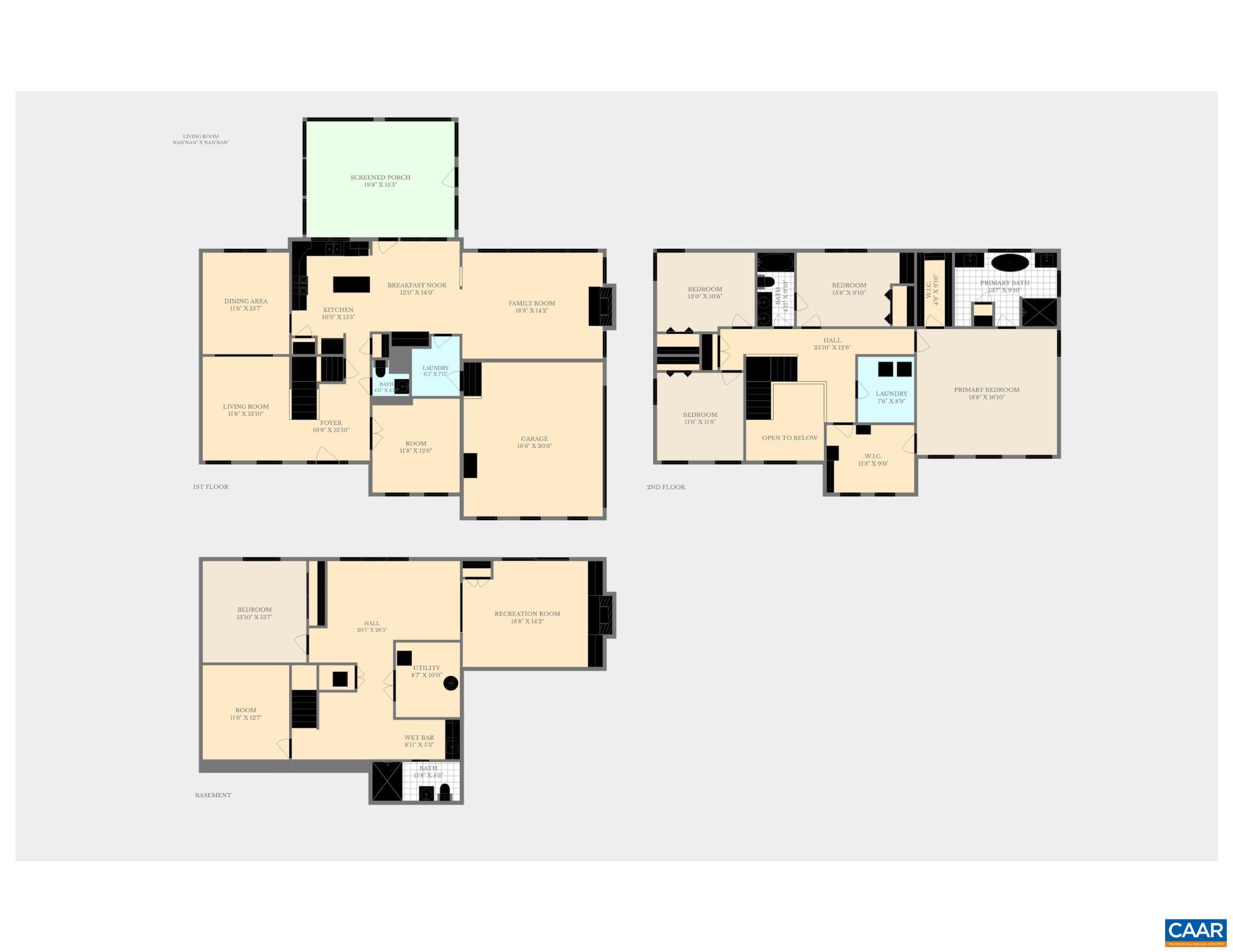 3238 TURNBERRY CIR, CHARLOTTESVILLE, Virginia 22911, 5 Bedrooms Bedrooms, ,3 BathroomsBathrooms,Residential,3238 TURNBERRY CIR,680257 MLS # 680257