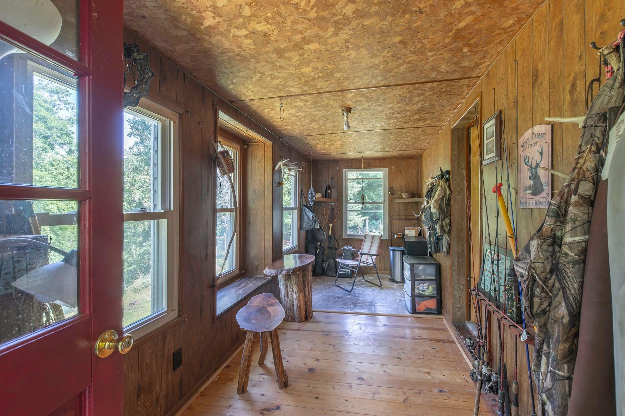 Enclosed front porch