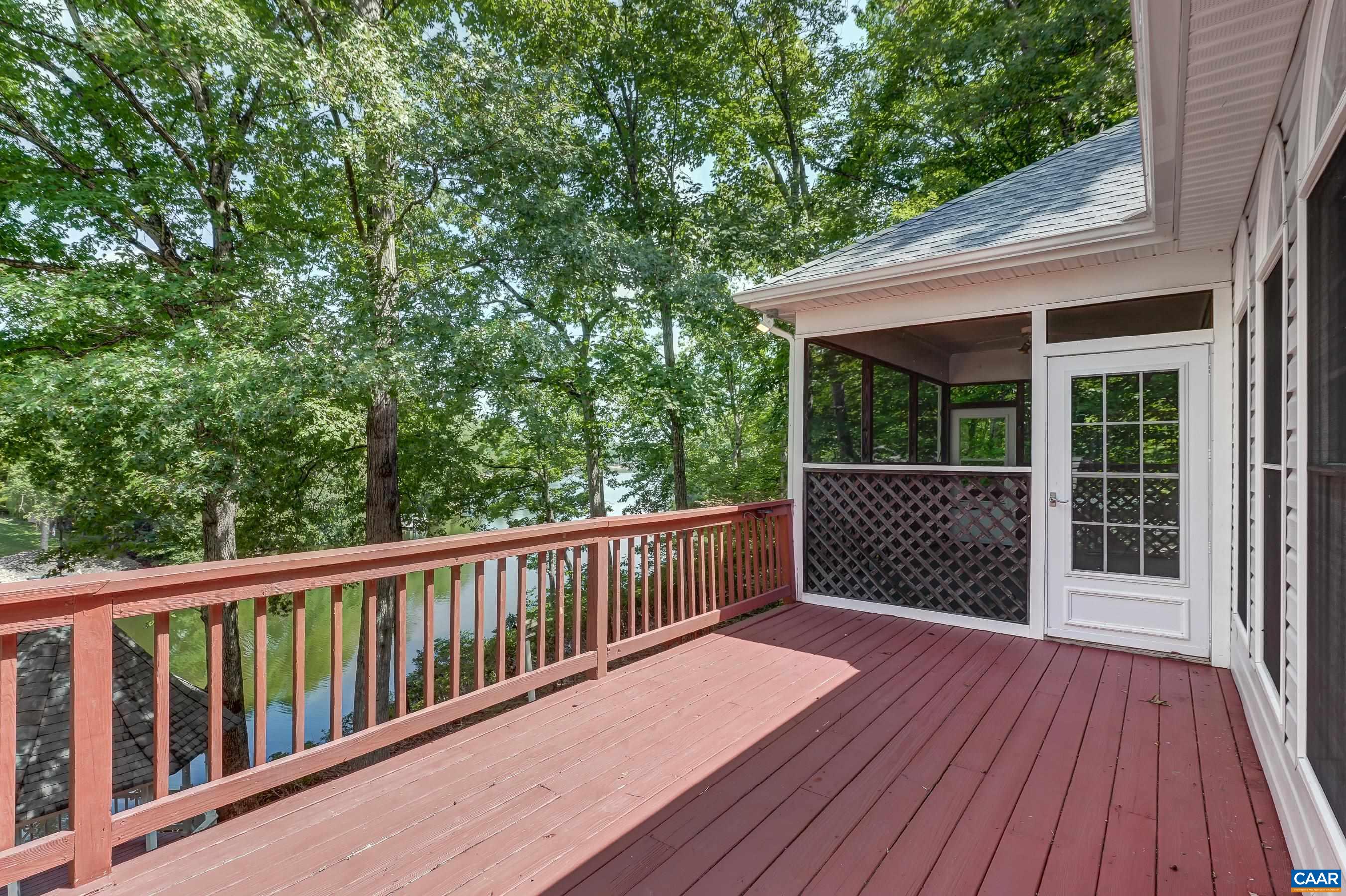 Shady deck for outdoor enjoyment. Shady deck for outdoor enjoyment.