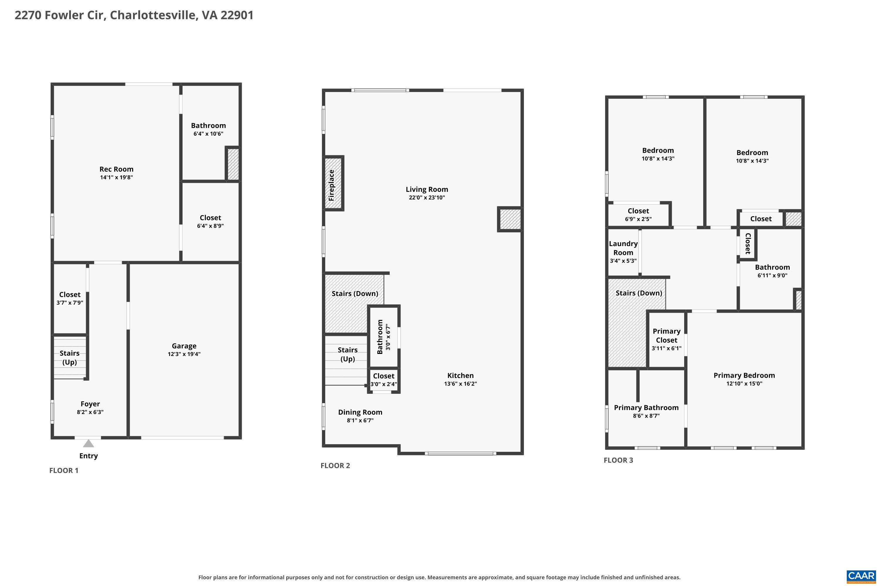 2270 FOWLER CIR, CHARLOTTESVILLE, Virginia 22901, 3 Bedrooms Bedrooms, ,3 BathroomsBathrooms,Residential,2270 FOWLER CIR,680310 MLS # 680310 2270 FOWLER CIR, CHARLOTTESVILLE, Virginia 22901, 3 Bedrooms Bedrooms, ,3 BathroomsBathrooms,Residential,2270 FOWLER CIR,680310 MLS # 680310