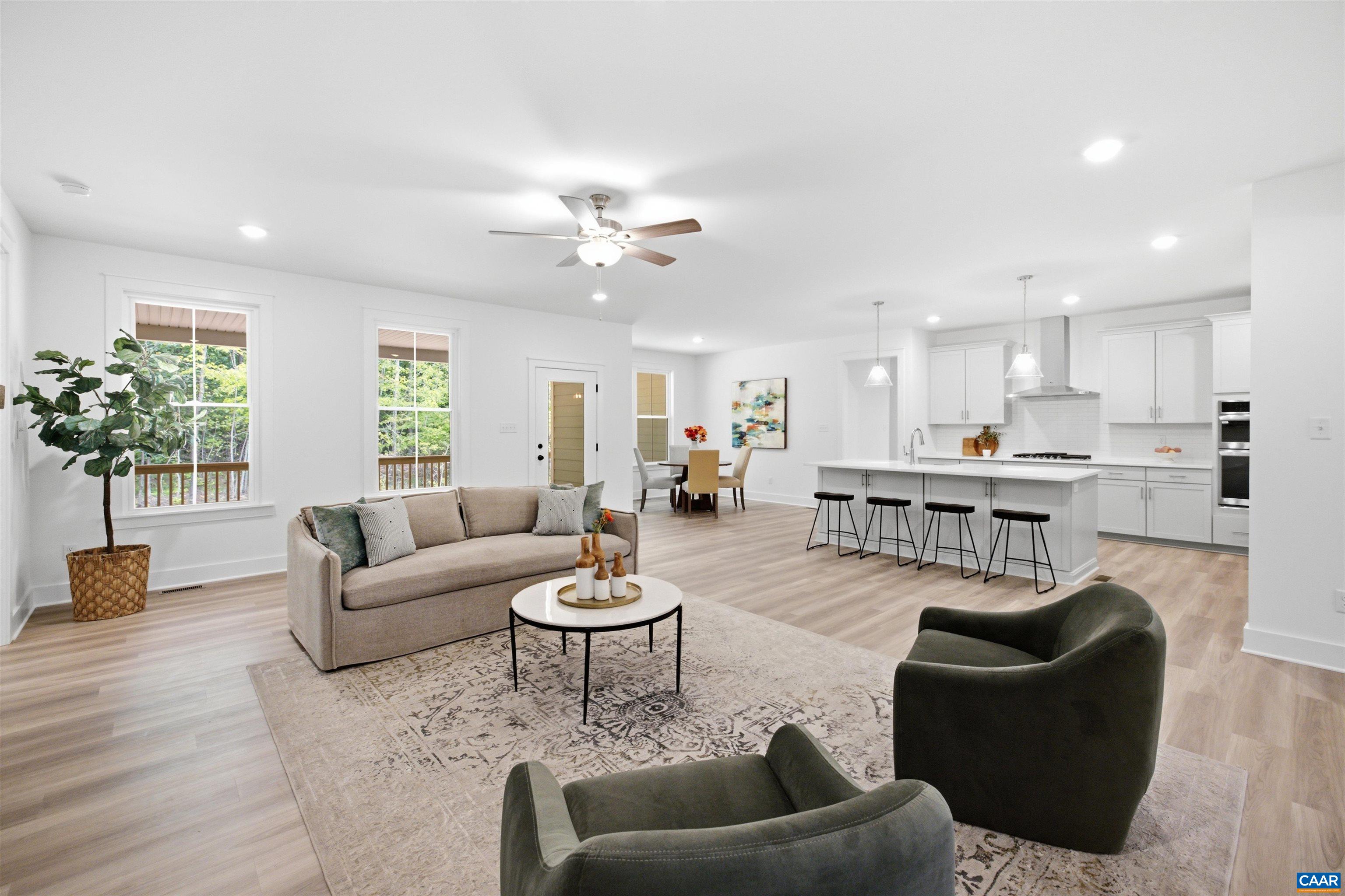Views to the kitchen/dinette. Staged home. Views to the kitchen/dinette. Staged home.