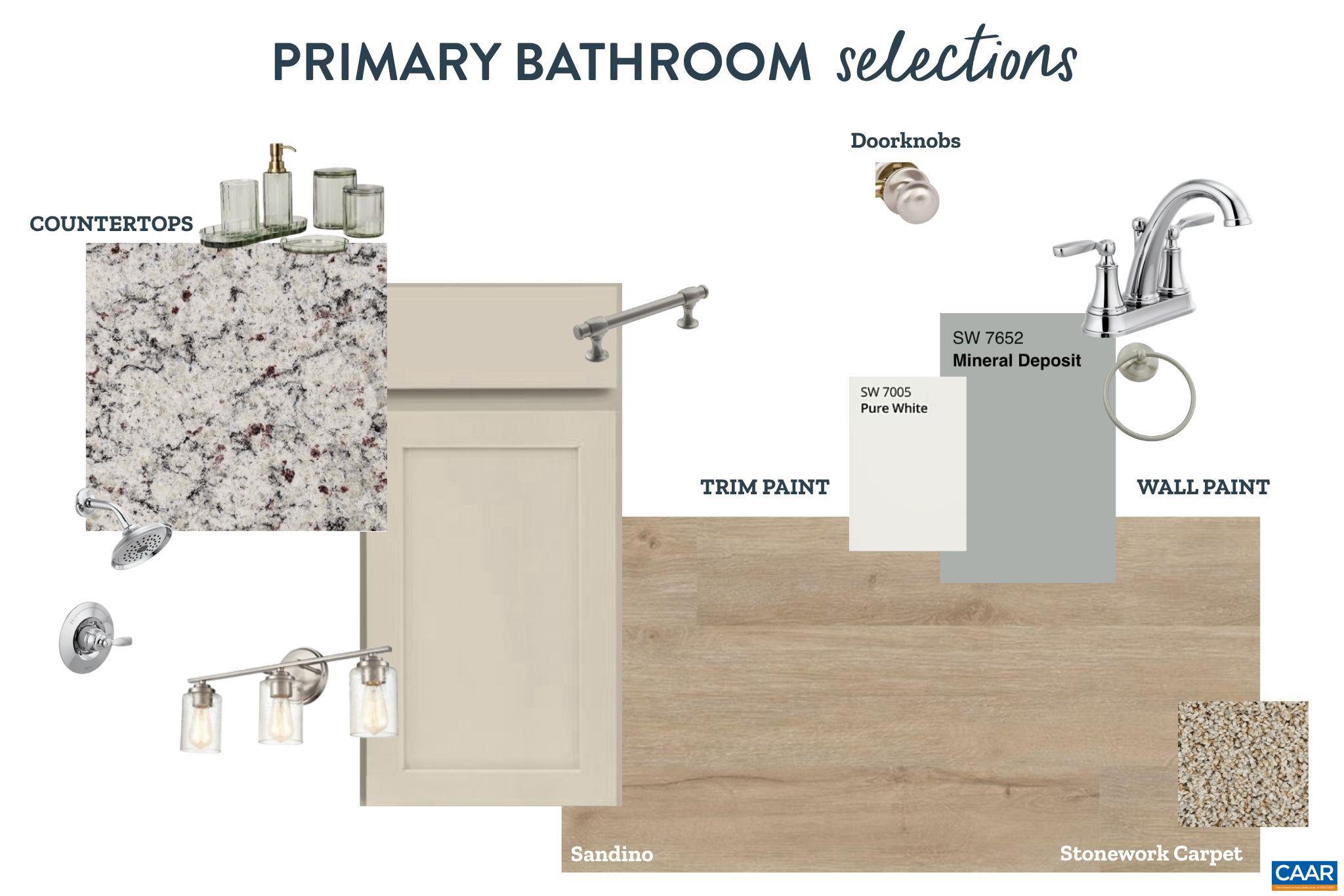 Primary Bathroom Design Selections Primary Bathroom Design Selections