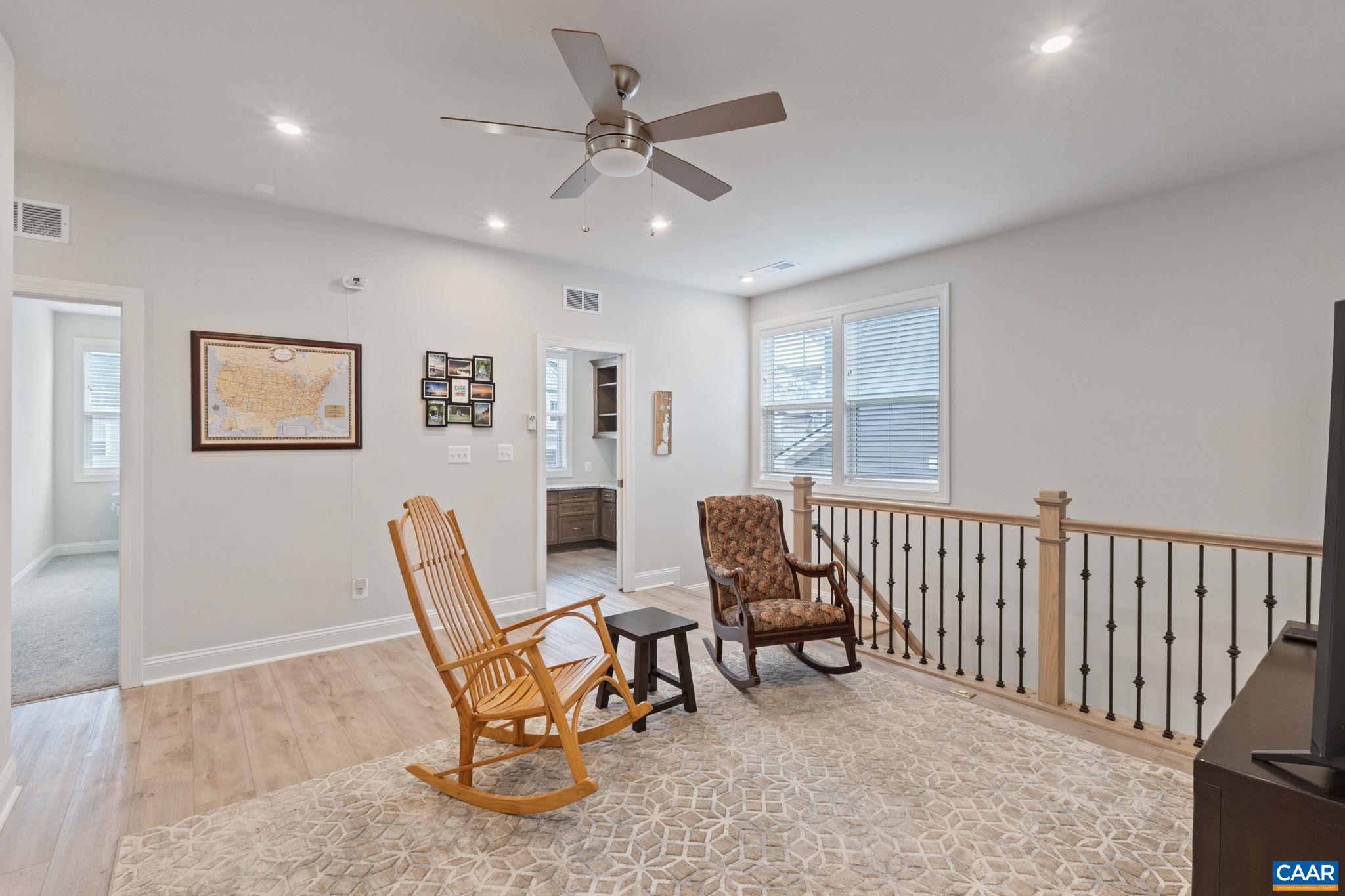Spacious second level loft.