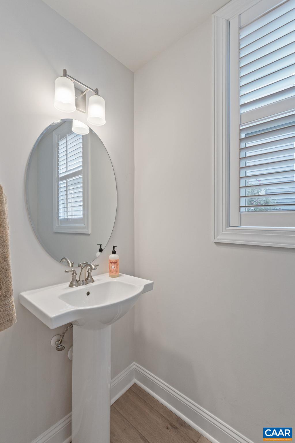 Front hall half bath.