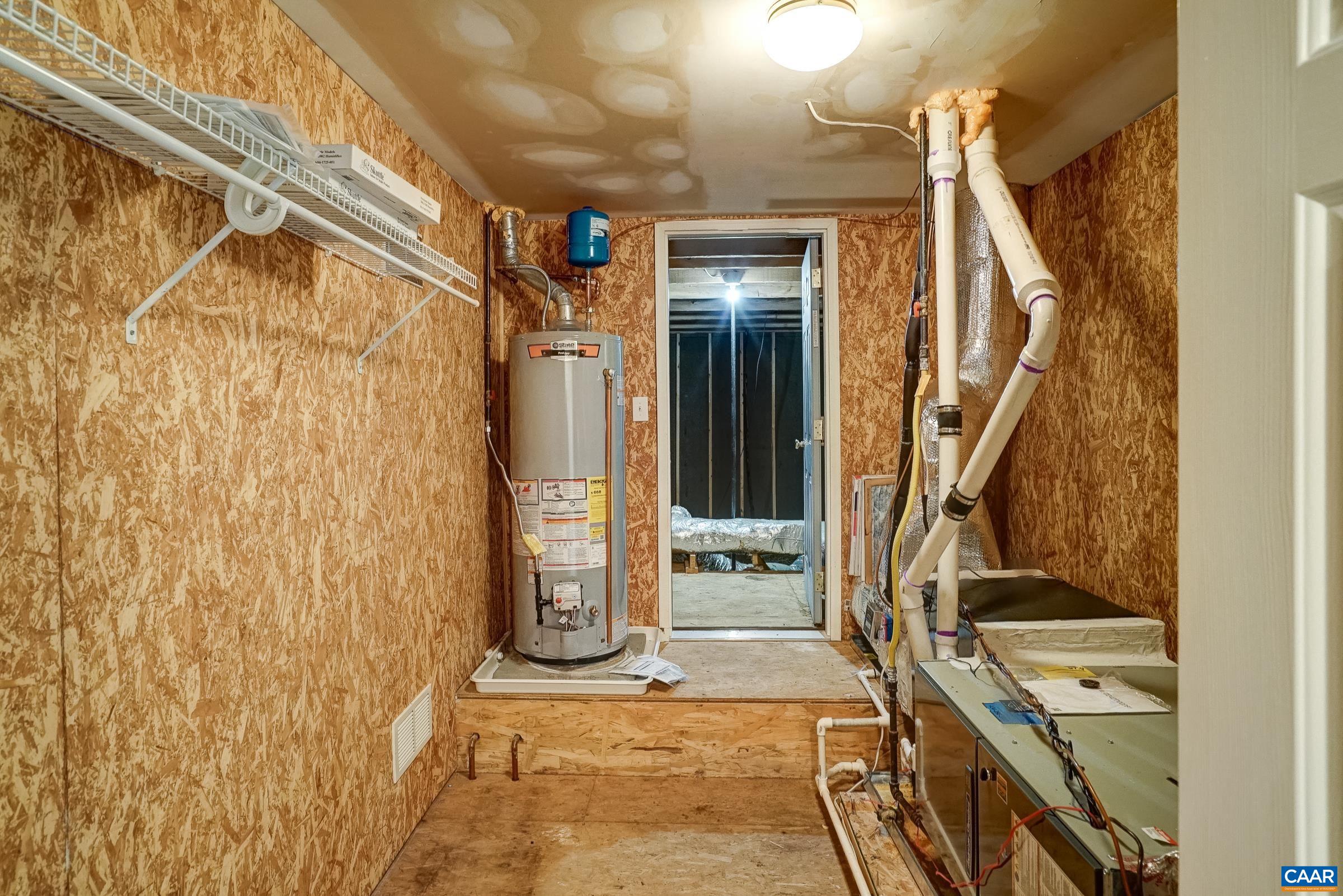 Cedar closet with attic access Cedar closet with attic access