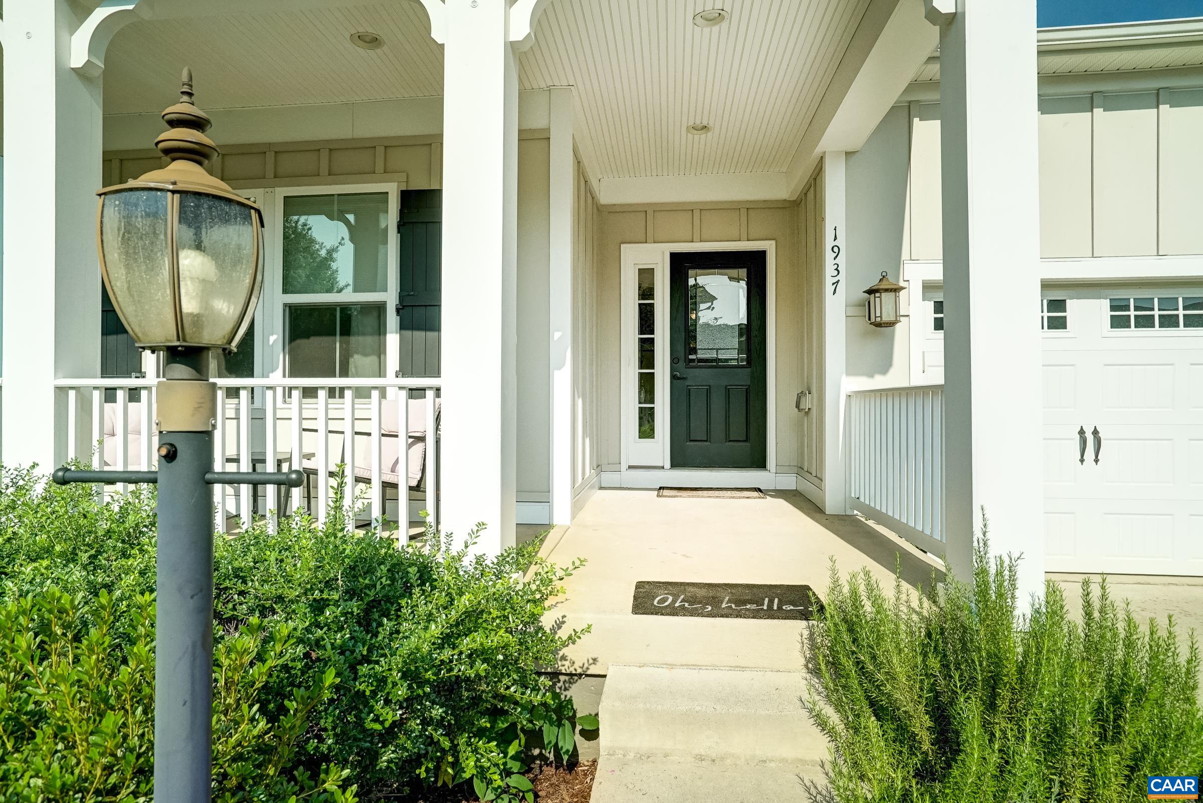 Covered front porch provides welcoming entrance. Covered front porch provides welcoming entrance.