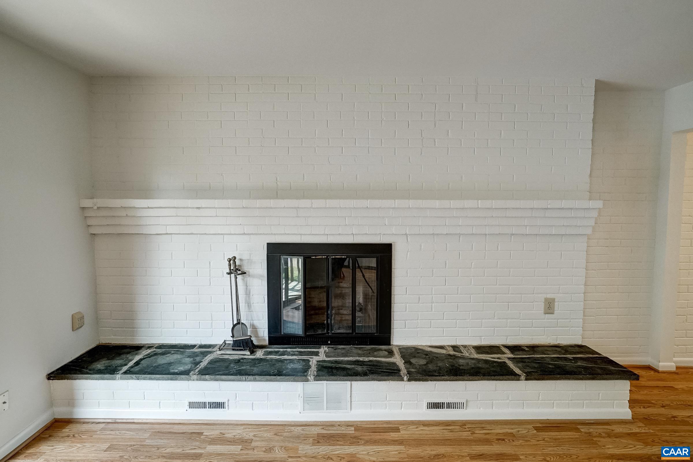 Wood burning fireplace Wood burning fireplace