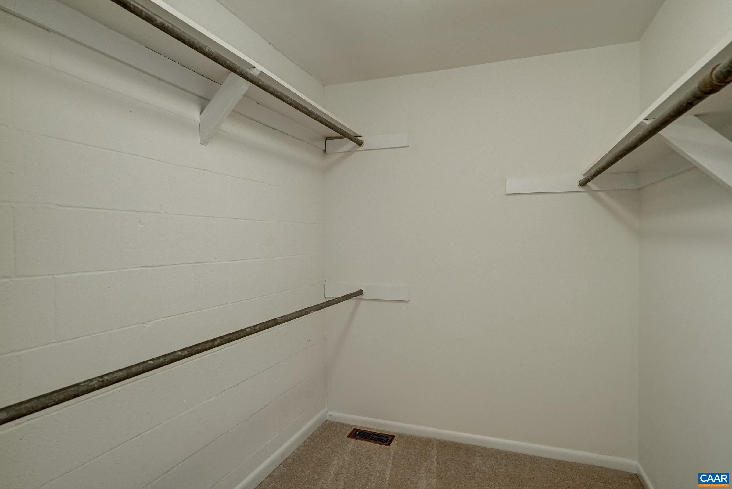Spacious closet Spacious closet