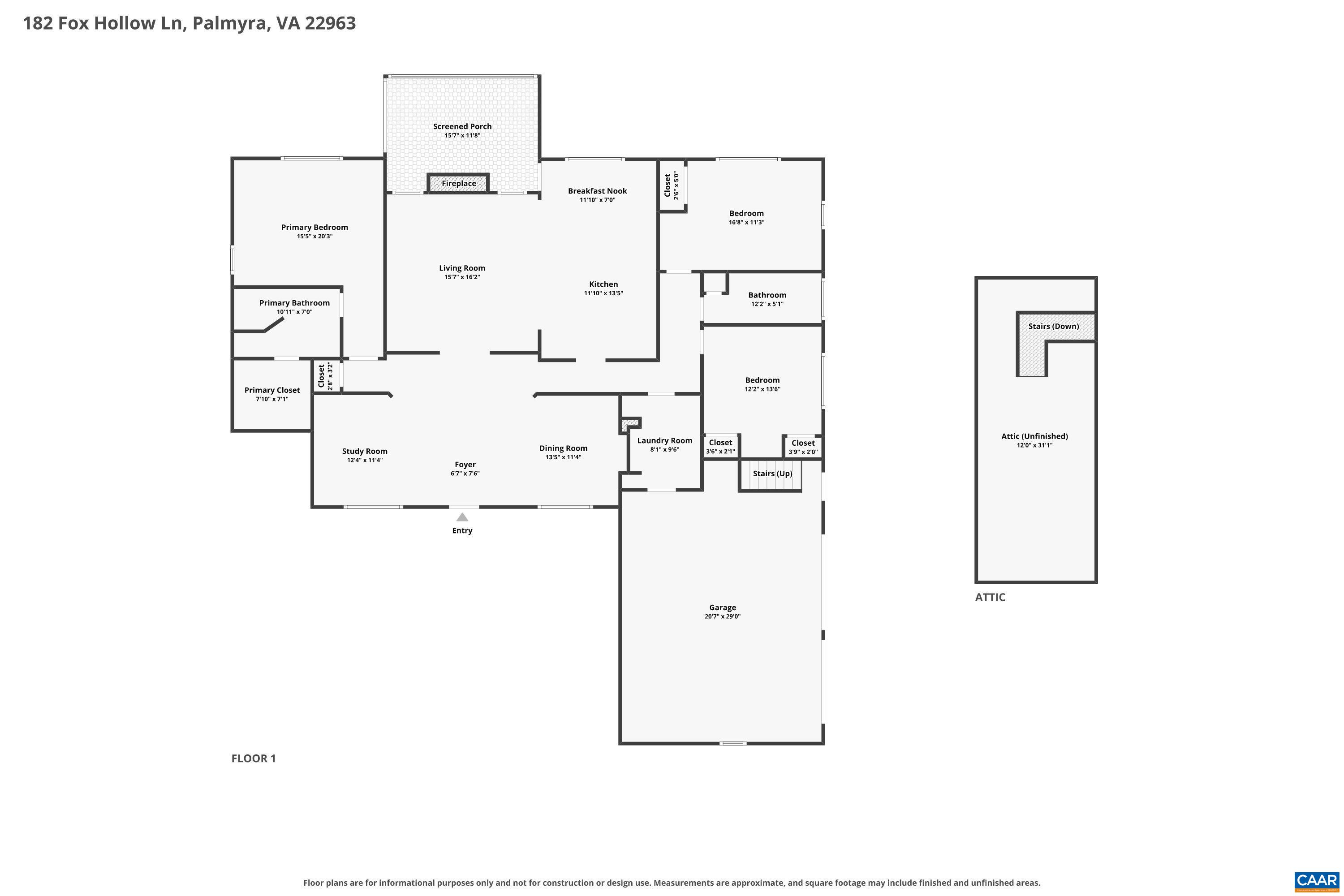 182 FOX HOLLOW LN, PALMYRA, Virginia 22963, 3 Bedrooms Bedrooms, ,2 BathroomsBathrooms,Residential,182 FOX HOLLOW LN,680675 MLS # 680675