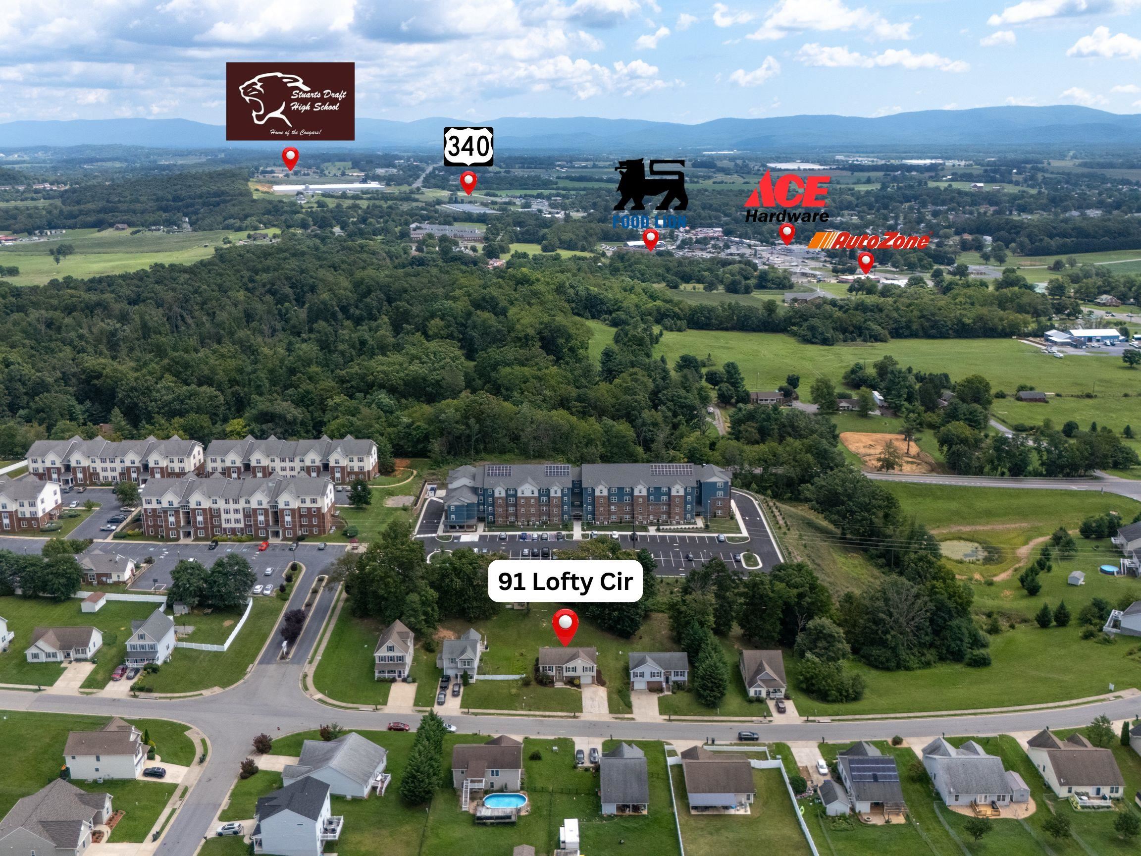 91 LOFTY CIR, STUARTS DRAFT, Virginia 24477, 5 Bedrooms Bedrooms, ,3 BathroomsBathrooms,Residential,91 LOFTY CIR,680691 MLS # 680691