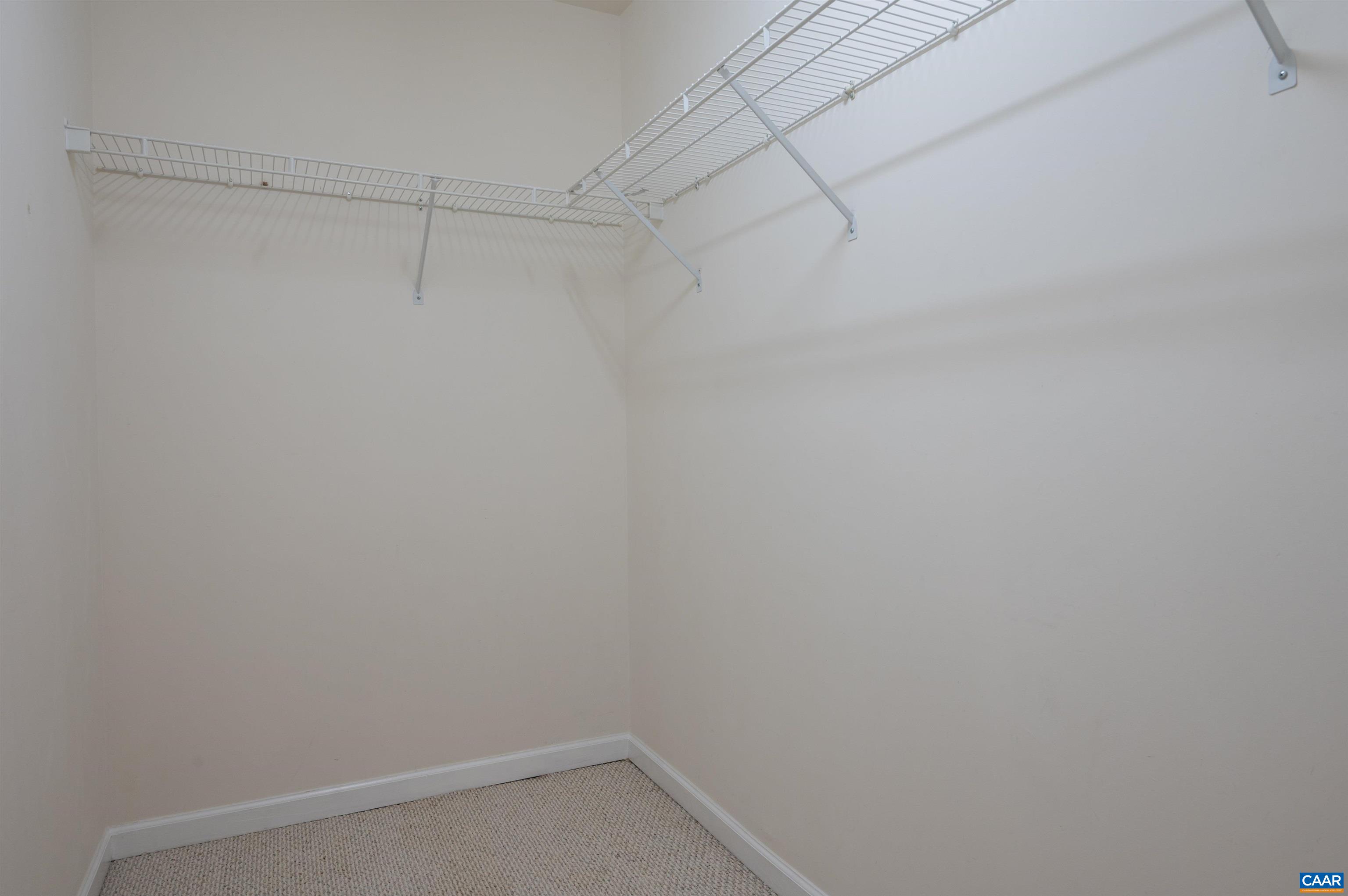 The walk-in closet in bedroom two provides plenty of storage space.