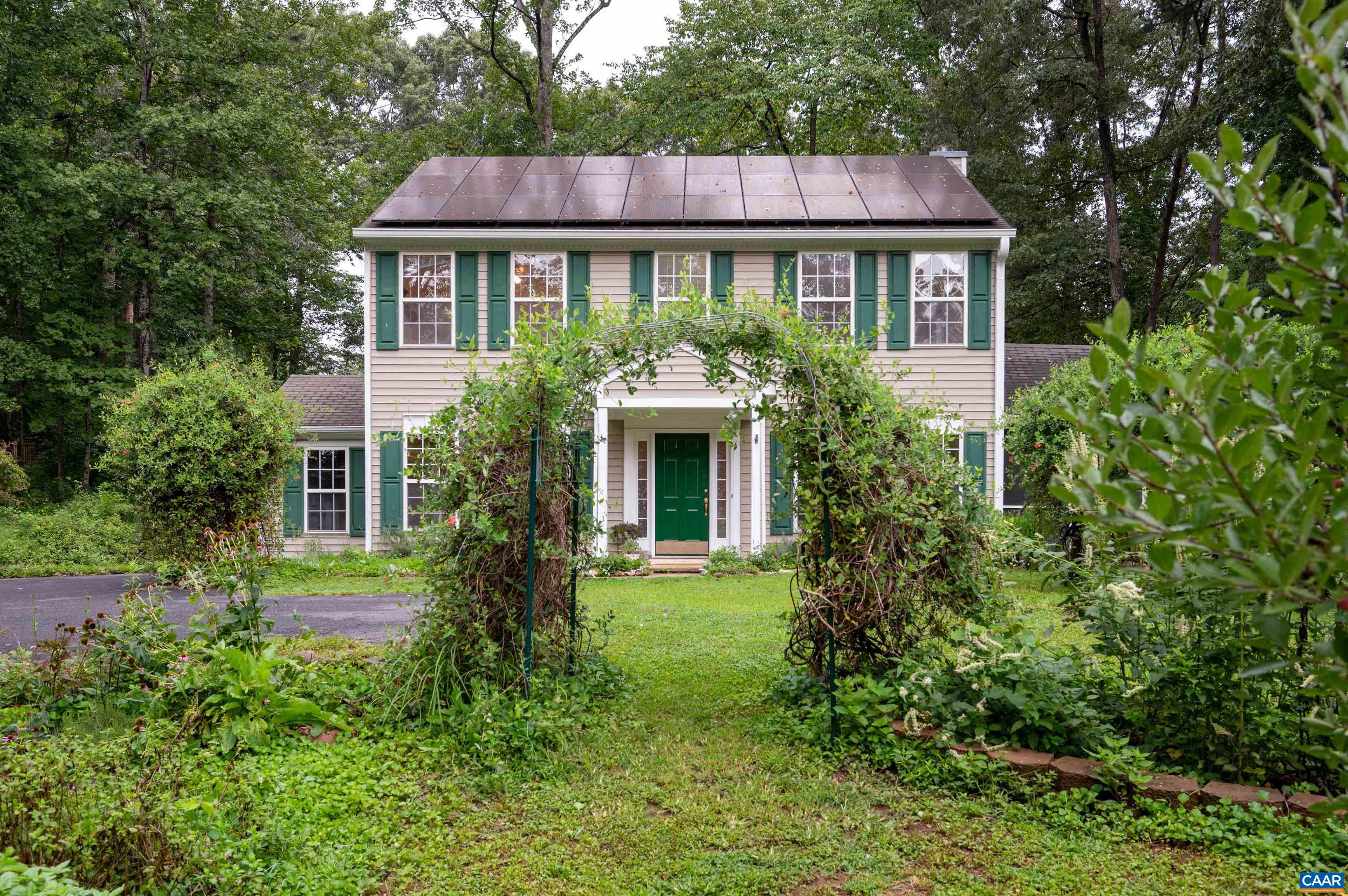 Sitting peacefully at the end of the cul du sac with a gently sloping front yard.