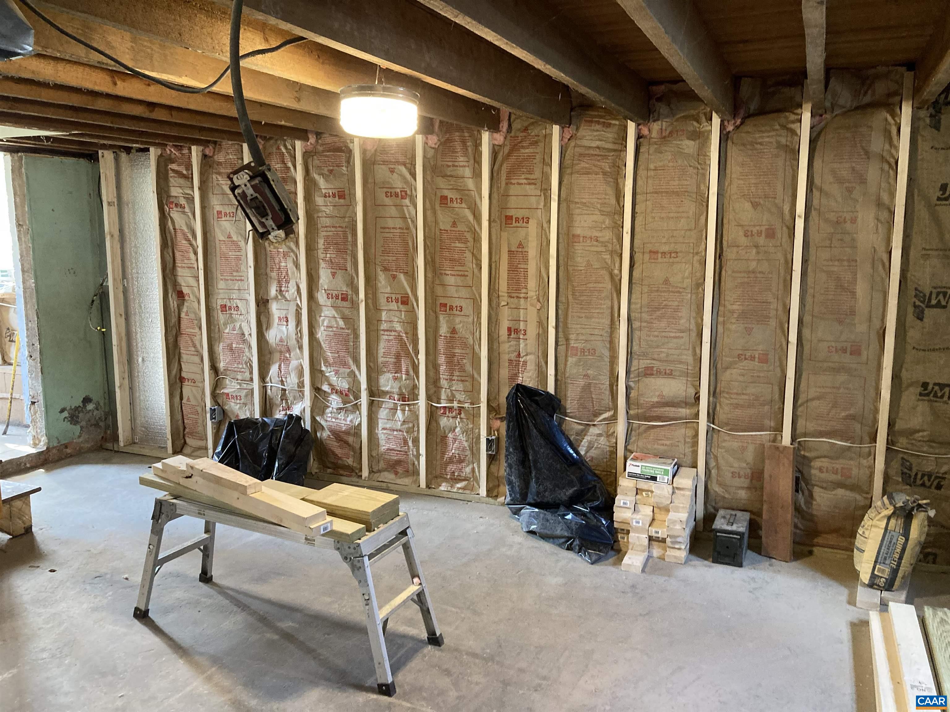 Basement rehab started