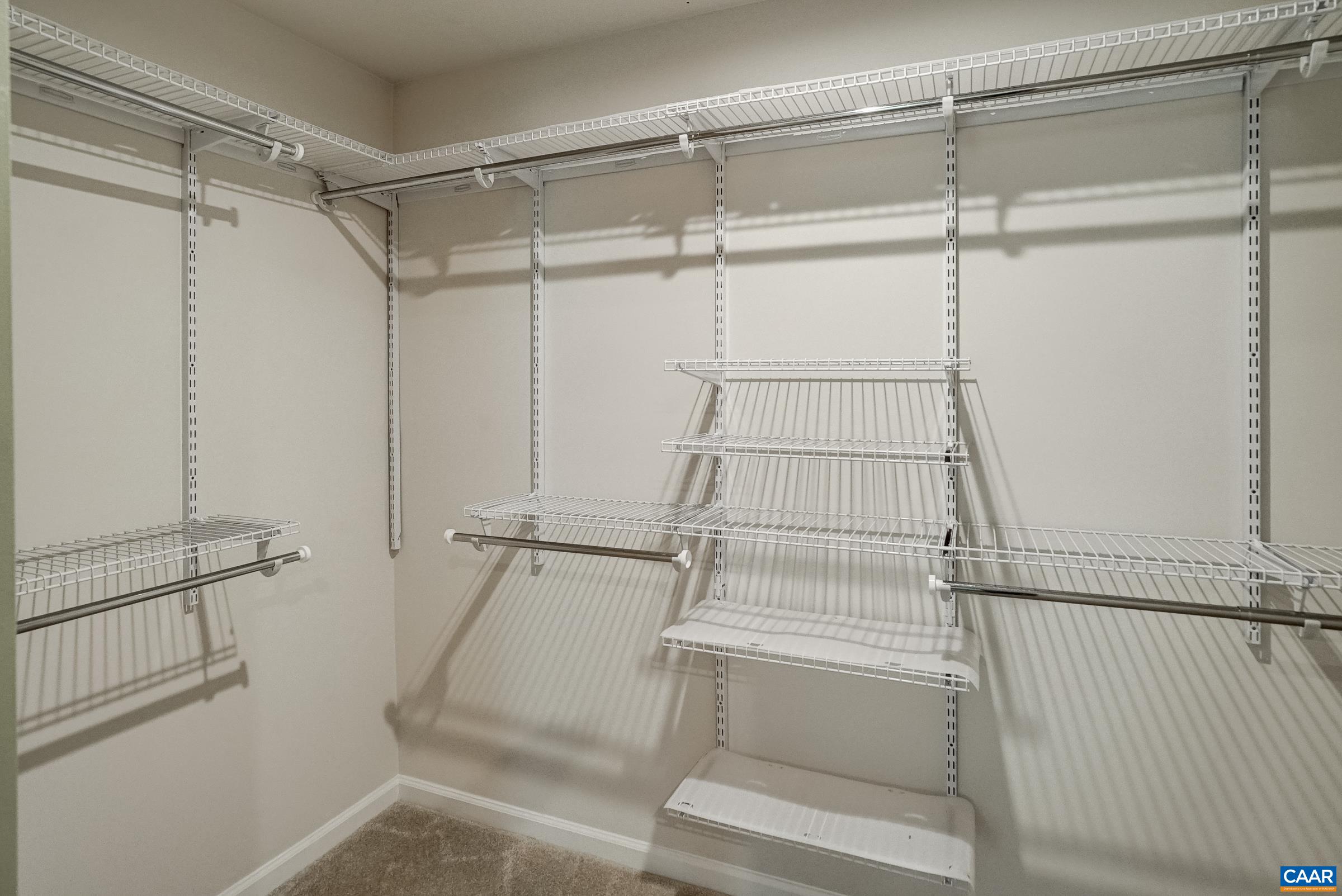 Generous walk-in closet. Generous walk-in closet.