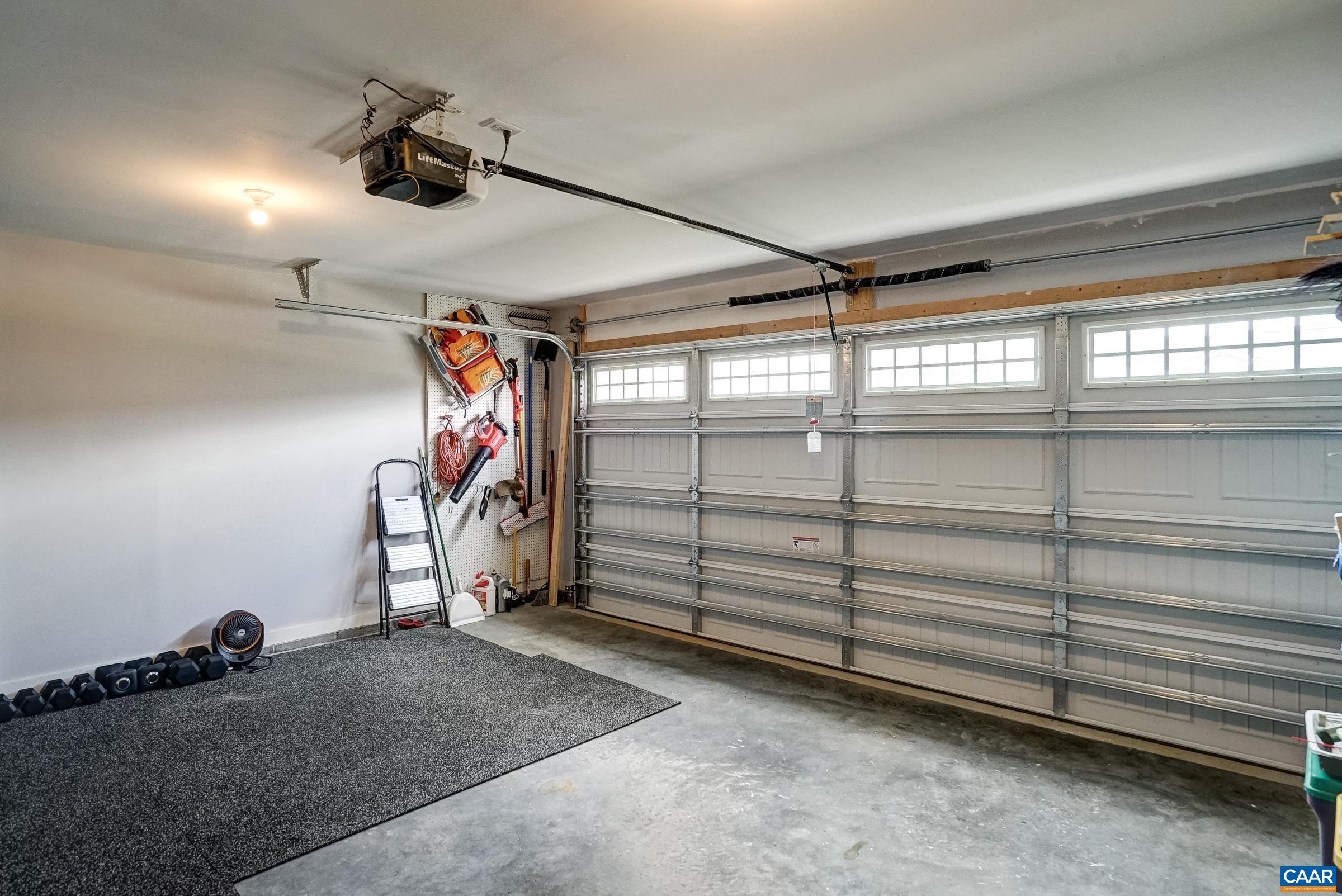 Finished 2 car garage Finished 2 car garage