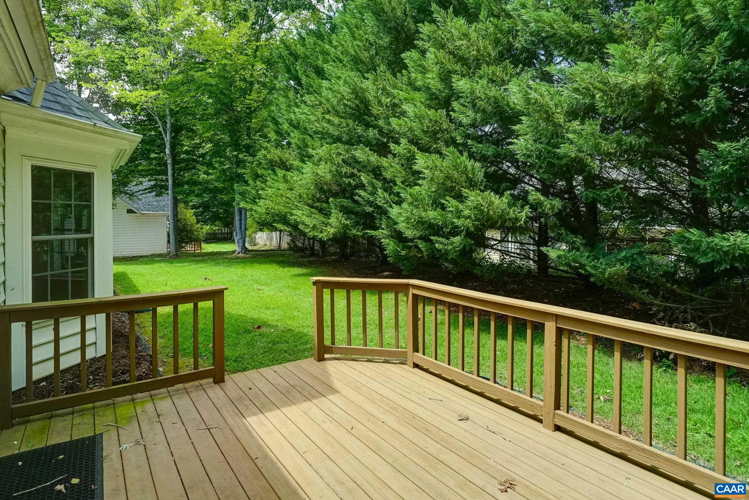 Deck for outdoor enjoyment. Deck for outdoor enjoyment.