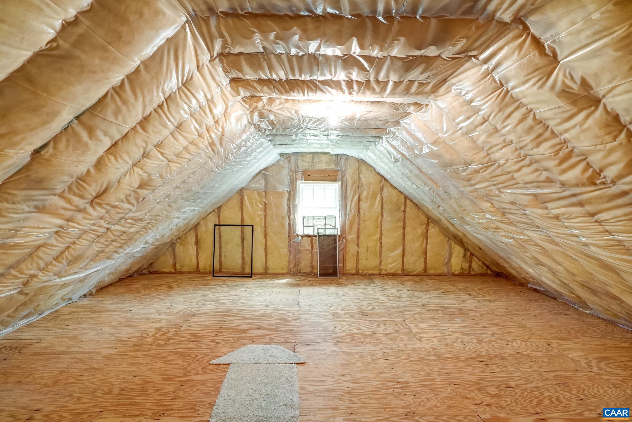 Huge walk in attic storage space. Huge walk in attic storage space.