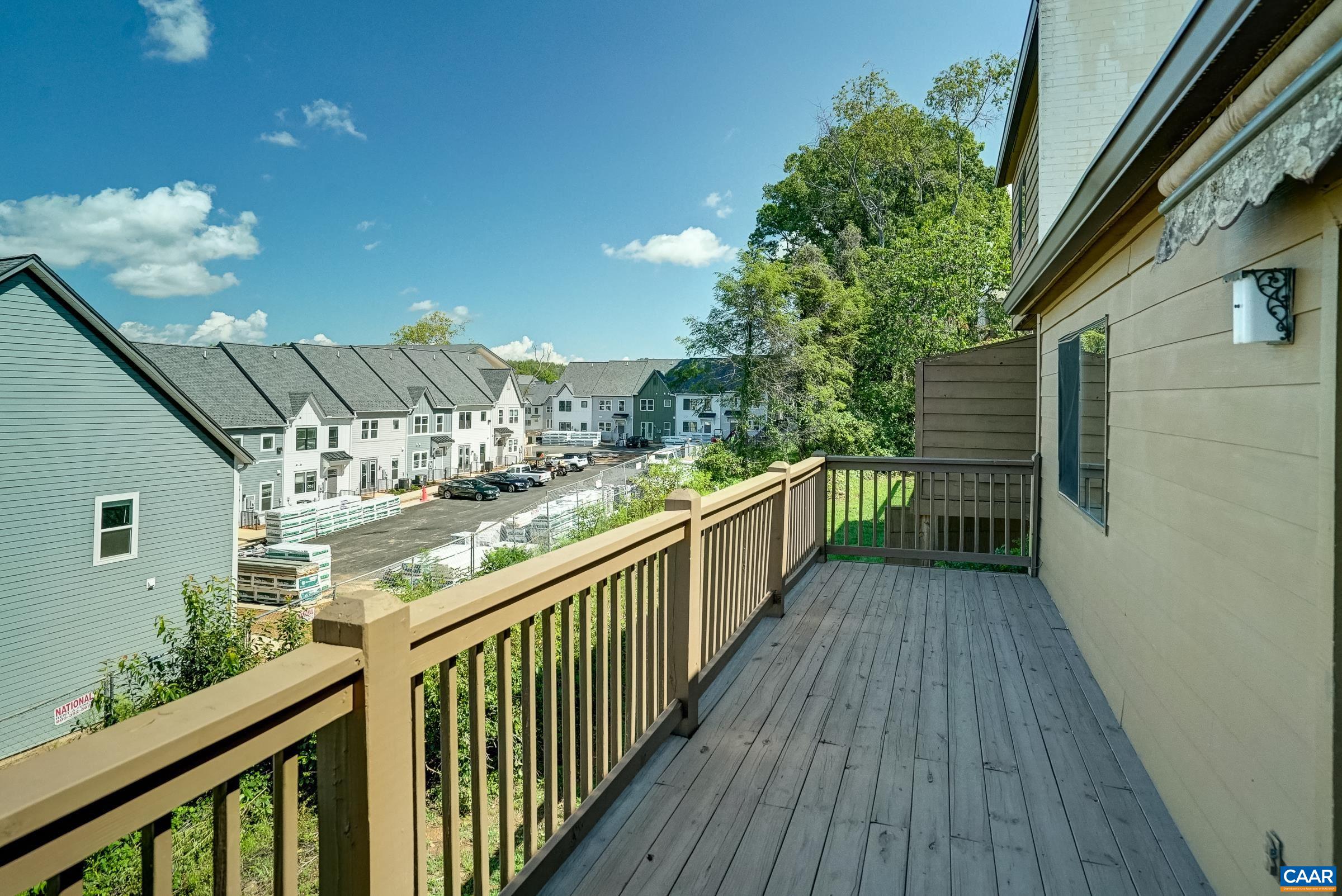 WIde deck.