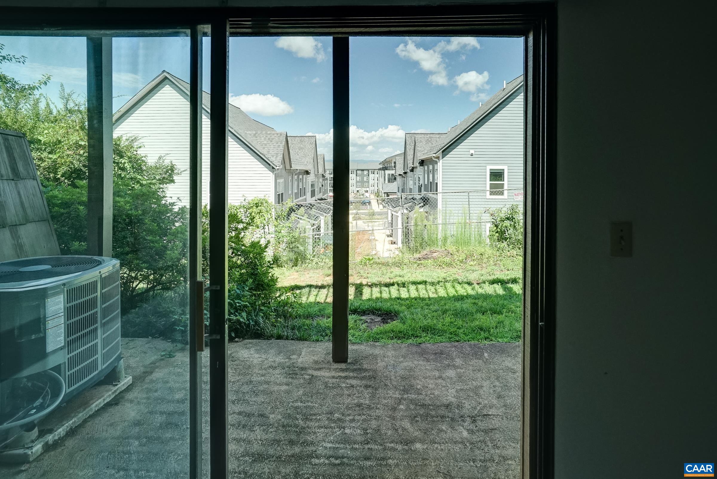 Sliding doors to patio