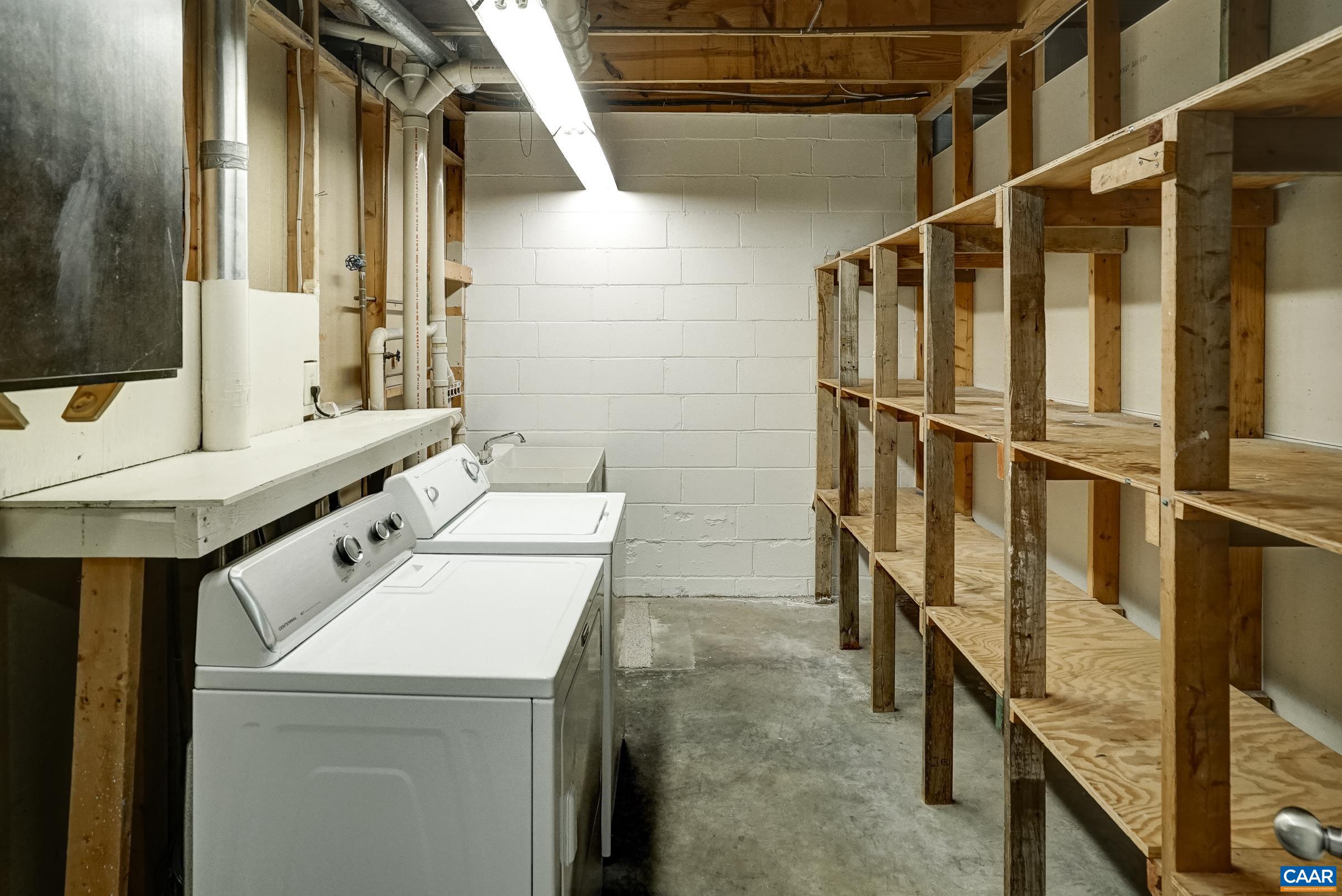 Laundry and storage!