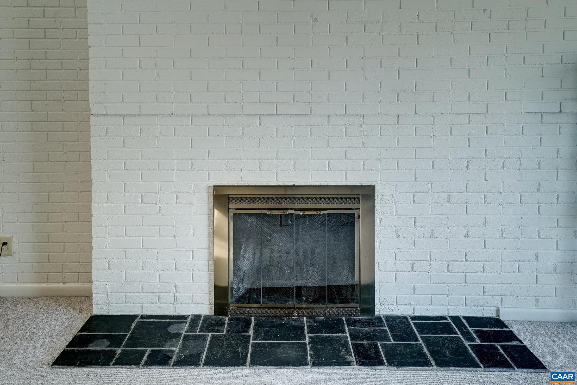 Brick accent wall