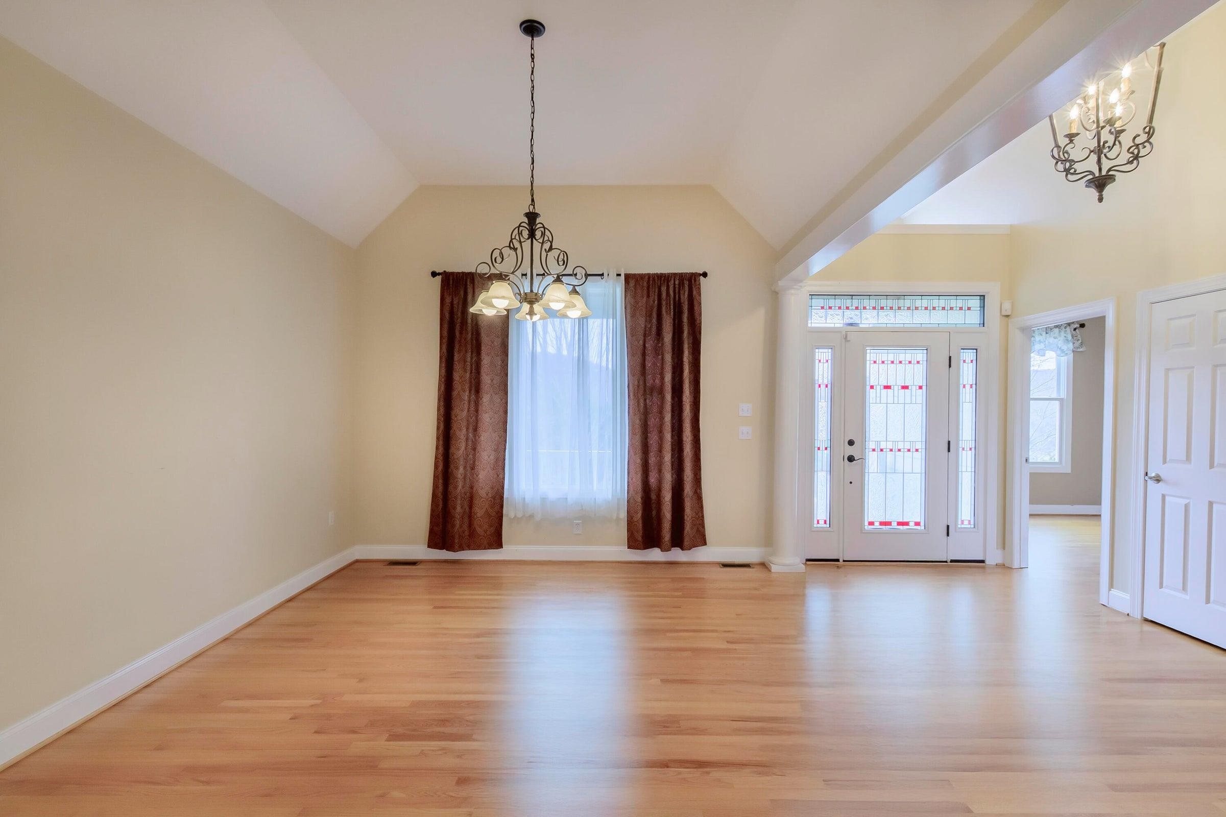Beautiful wood floors.