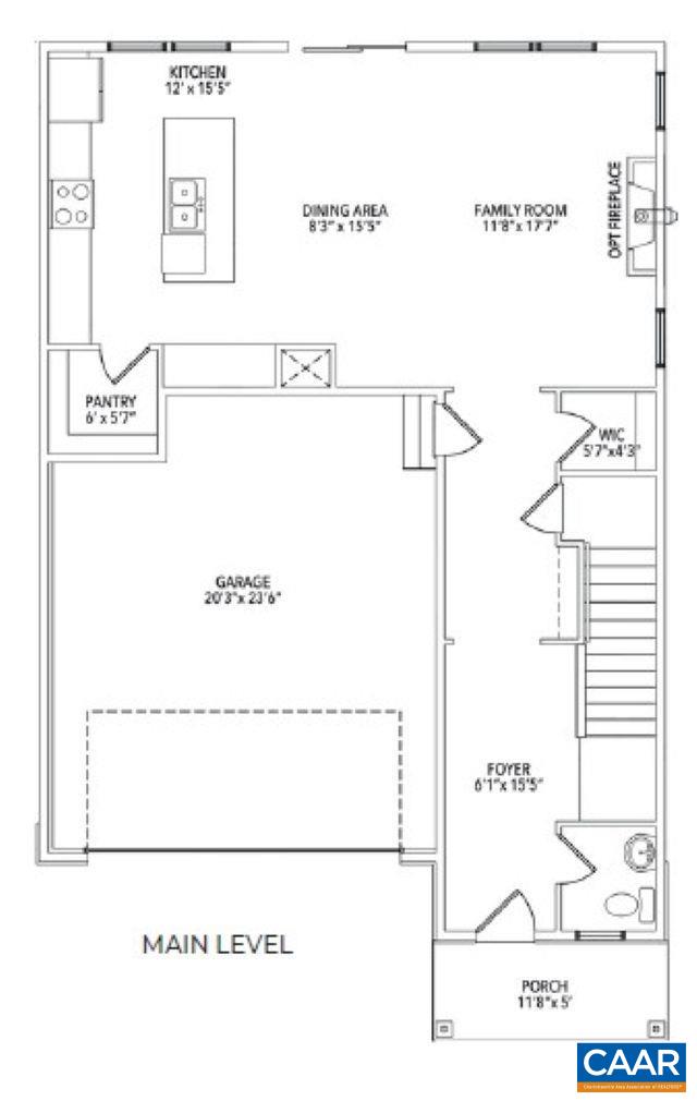1198 SABLEWOOD DR, CHARLOTTESVILLE, Virginia 22911, 4 Bedrooms Bedrooms, ,2 BathroomsBathrooms,Residential,The Chestnut Elevation C on slab foundation,1198 SABLEWOOD DR,680974 MLS # 680974