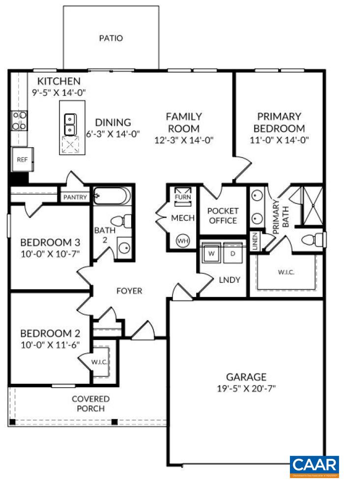 24 CARRS CT, CHARLOTTESVILLE, Virginia 22902, 3 Bedrooms Bedrooms, ,2 BathroomsBathrooms,Residential,Essence at Colonial Circle, Lot 180, Julep Model C,24 CARRS CT,681089 MLS # 681089