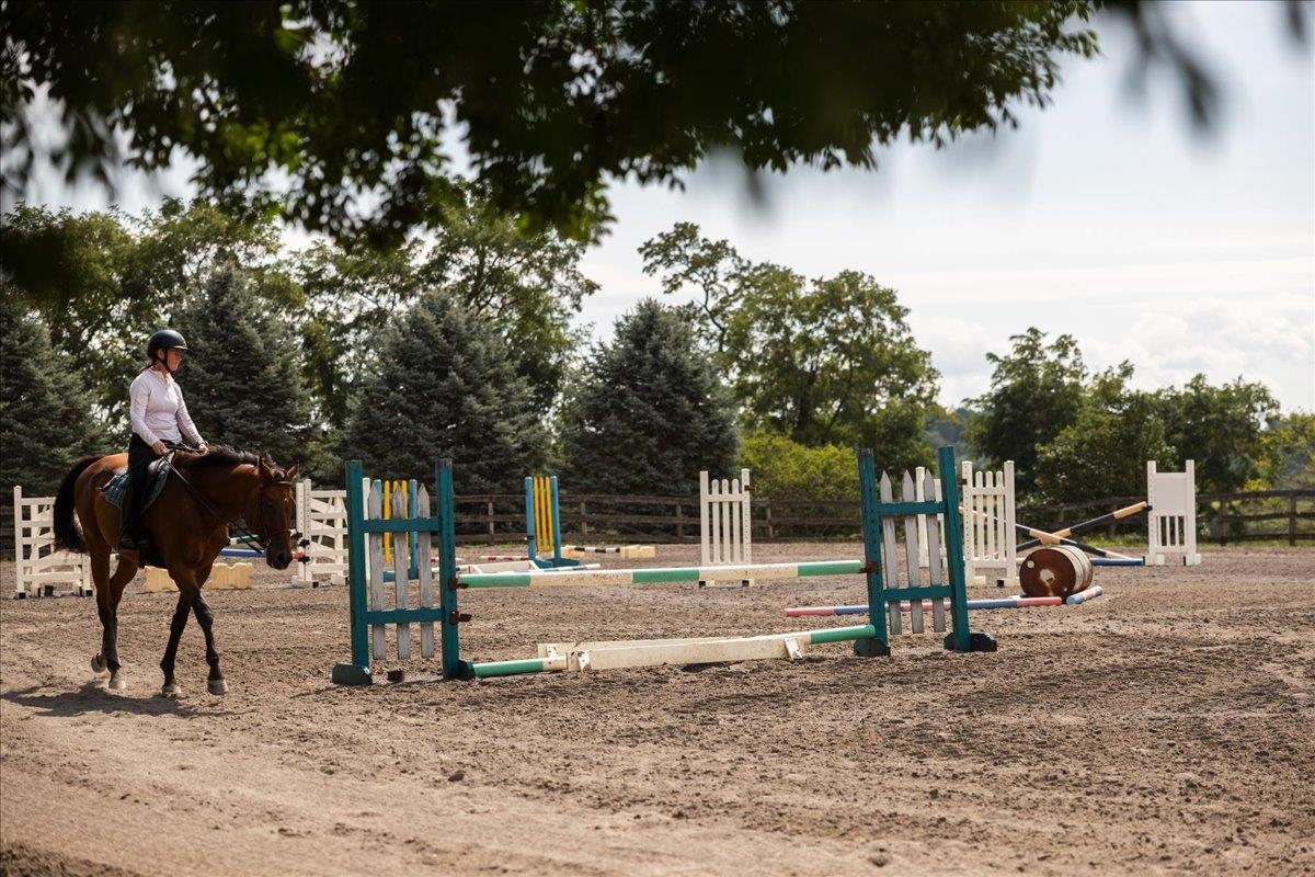 100'X200' Rock dust base footing and wood fence 100'X200' Rock dust base footing and wood fence
