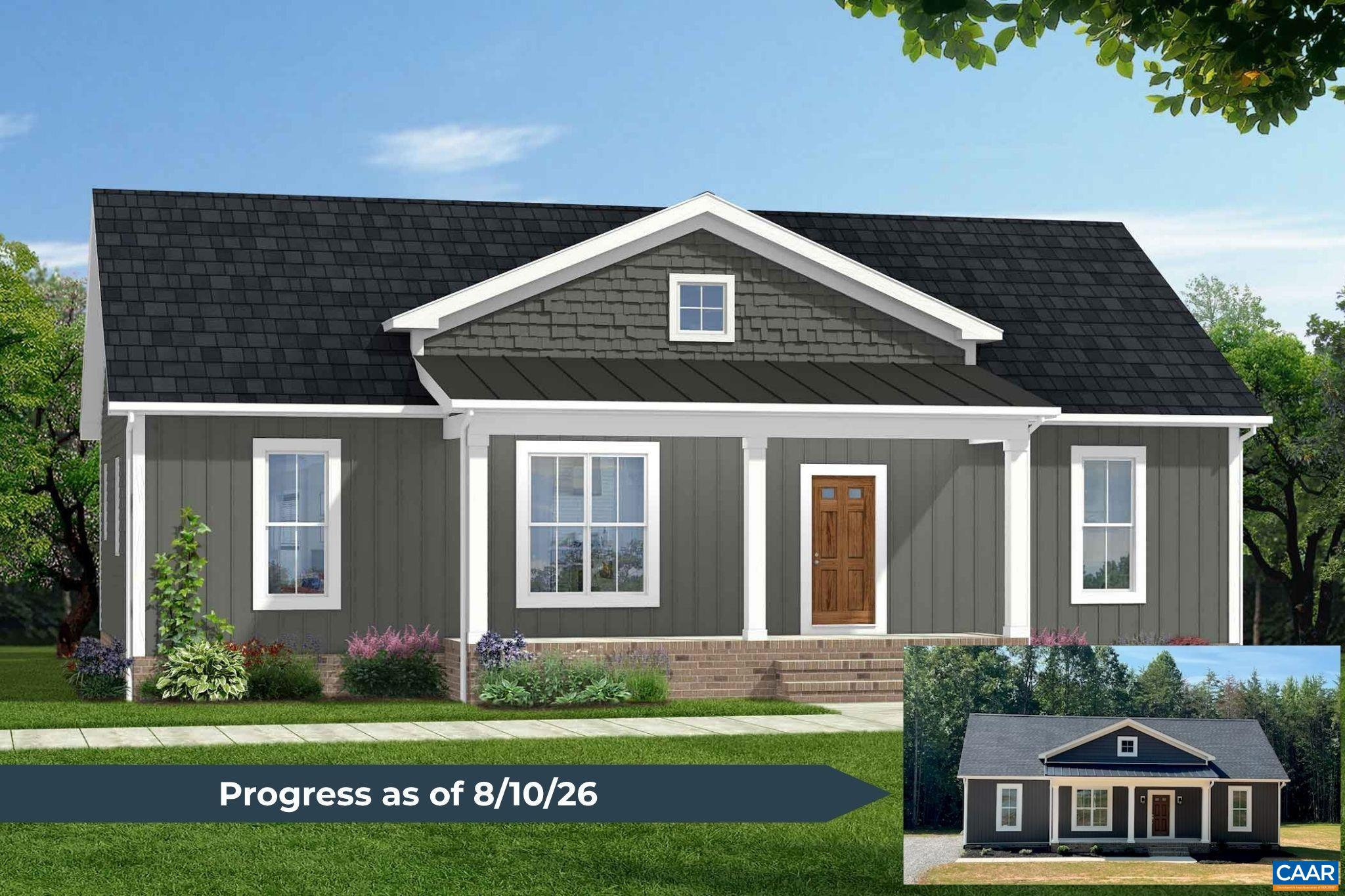 Rendering & progress photo Rendering & progress photo