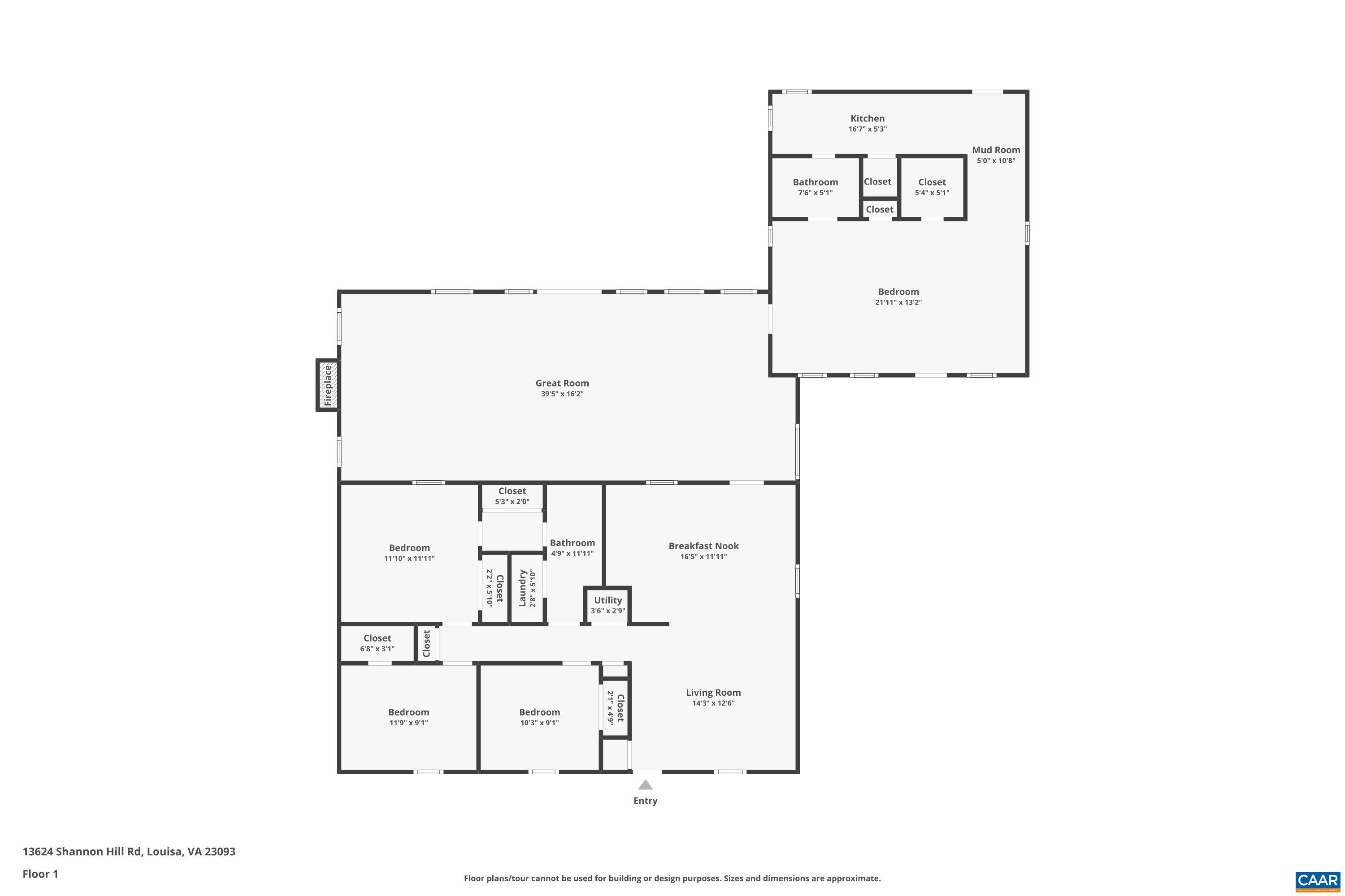 13624 SHANNON HILL RD, LOUISA, Virginia 23093, 4 Bedrooms Bedrooms, ,2 BathroomsBathrooms,Residential,13624 SHANNON HILL RD,681130 MLS # 681130
