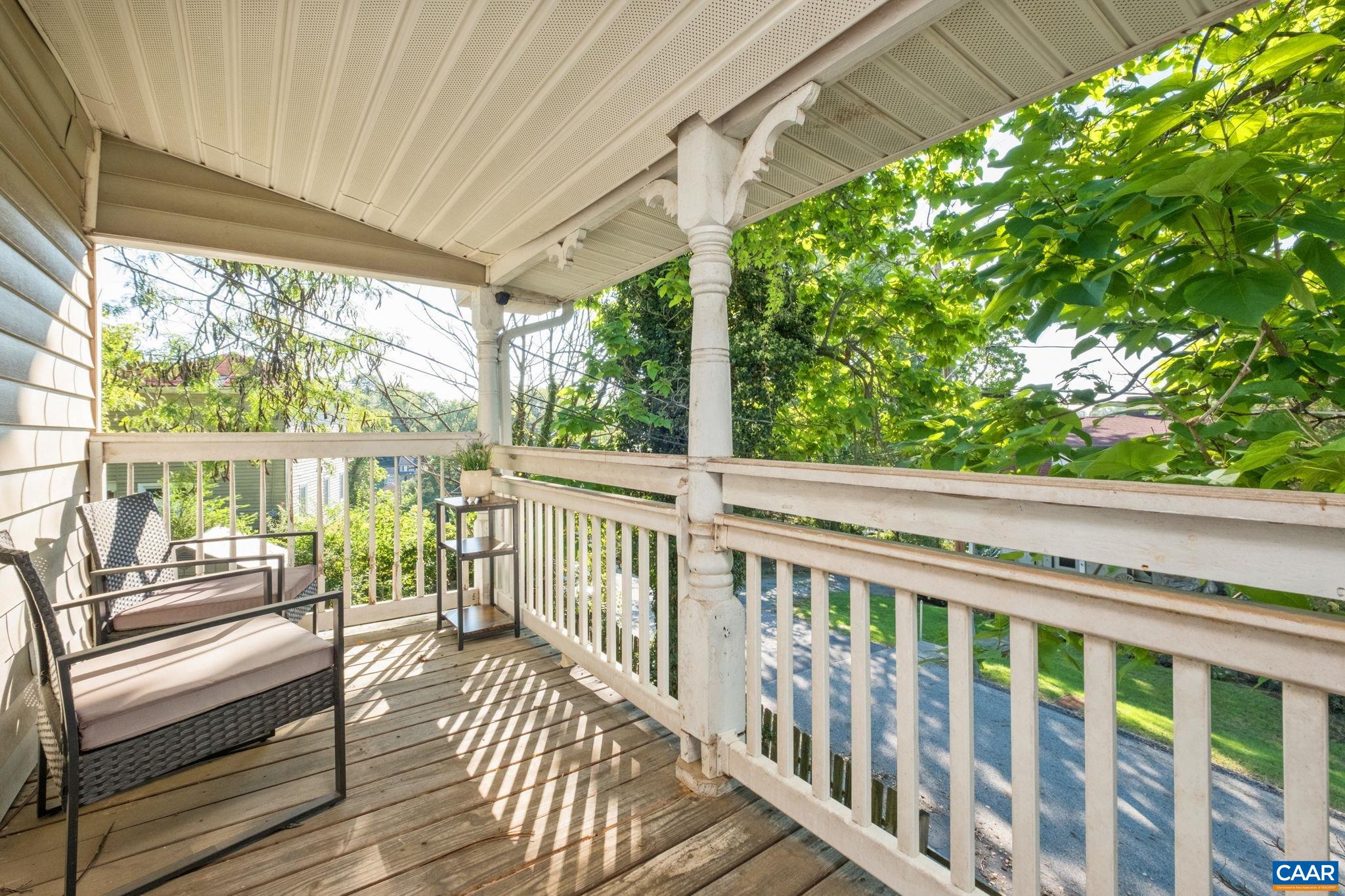 Covered balcony. Covered balcony.