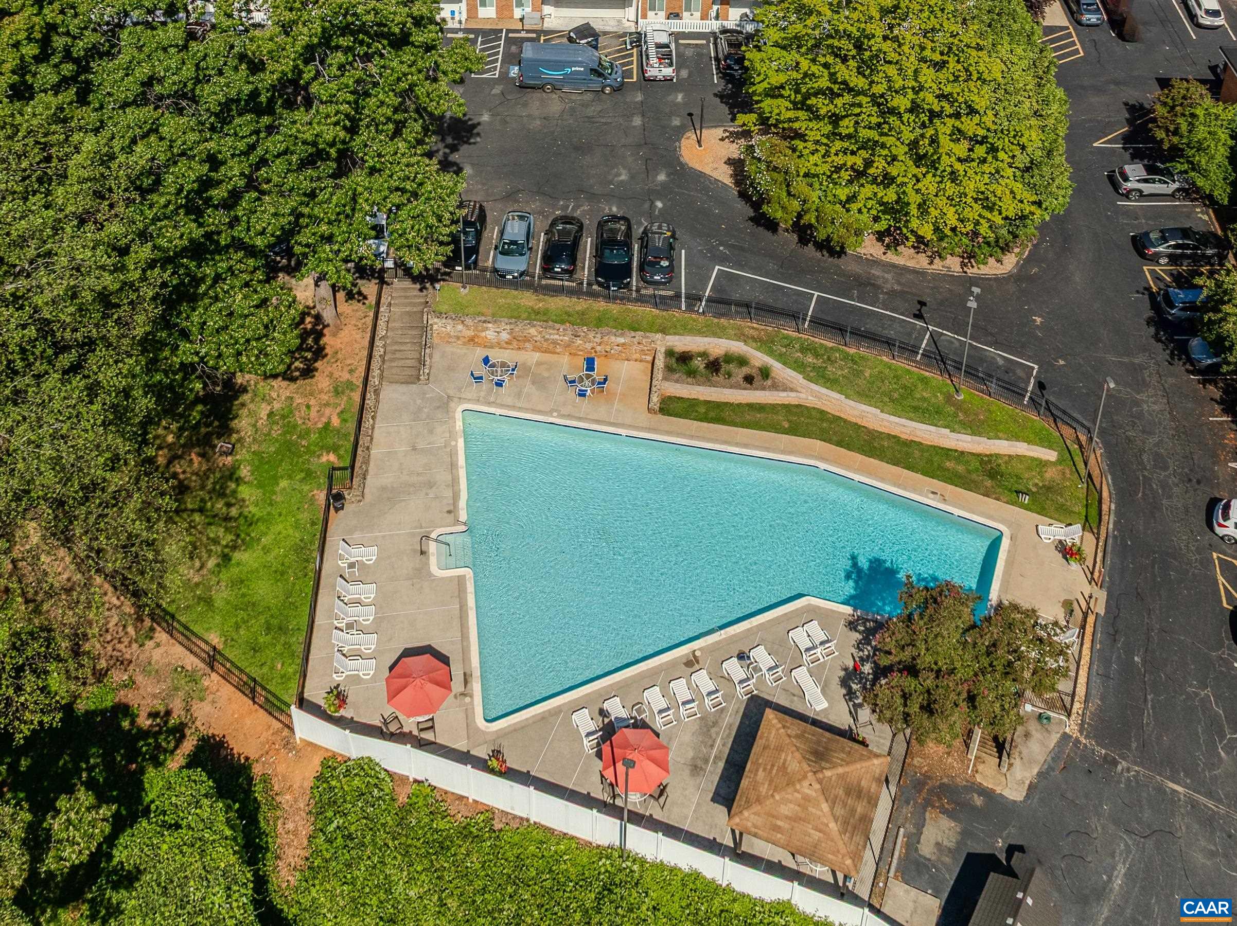 Cool off in the community pool! Cool off in the community pool!