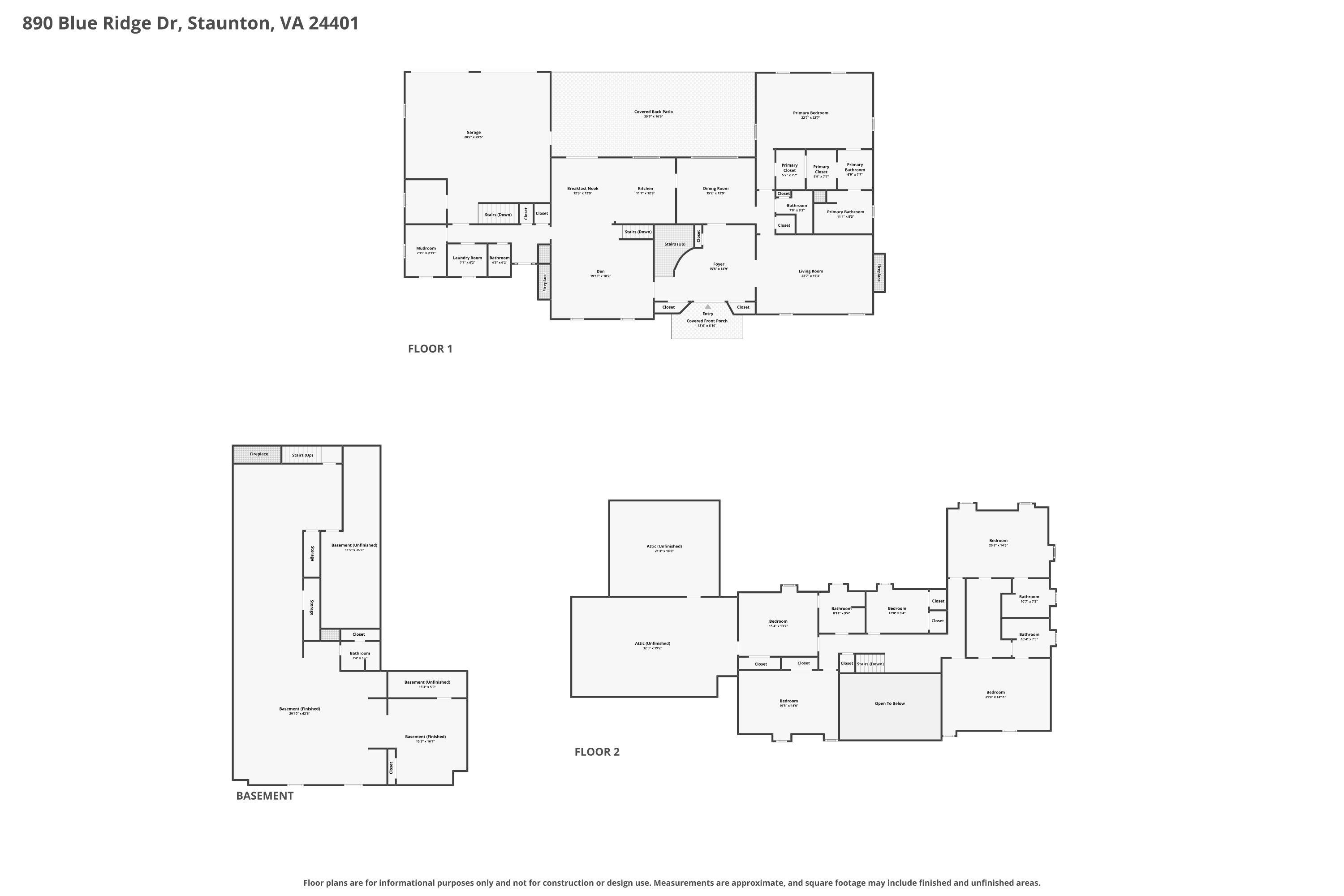 890 BLUE RIDGE DR, STAUNTON, Virginia 24401, 6 Bedrooms Bedrooms, ,5 BathroomsBathrooms,Residential,890 BLUE RIDGE DR,681238 MLS # 681238