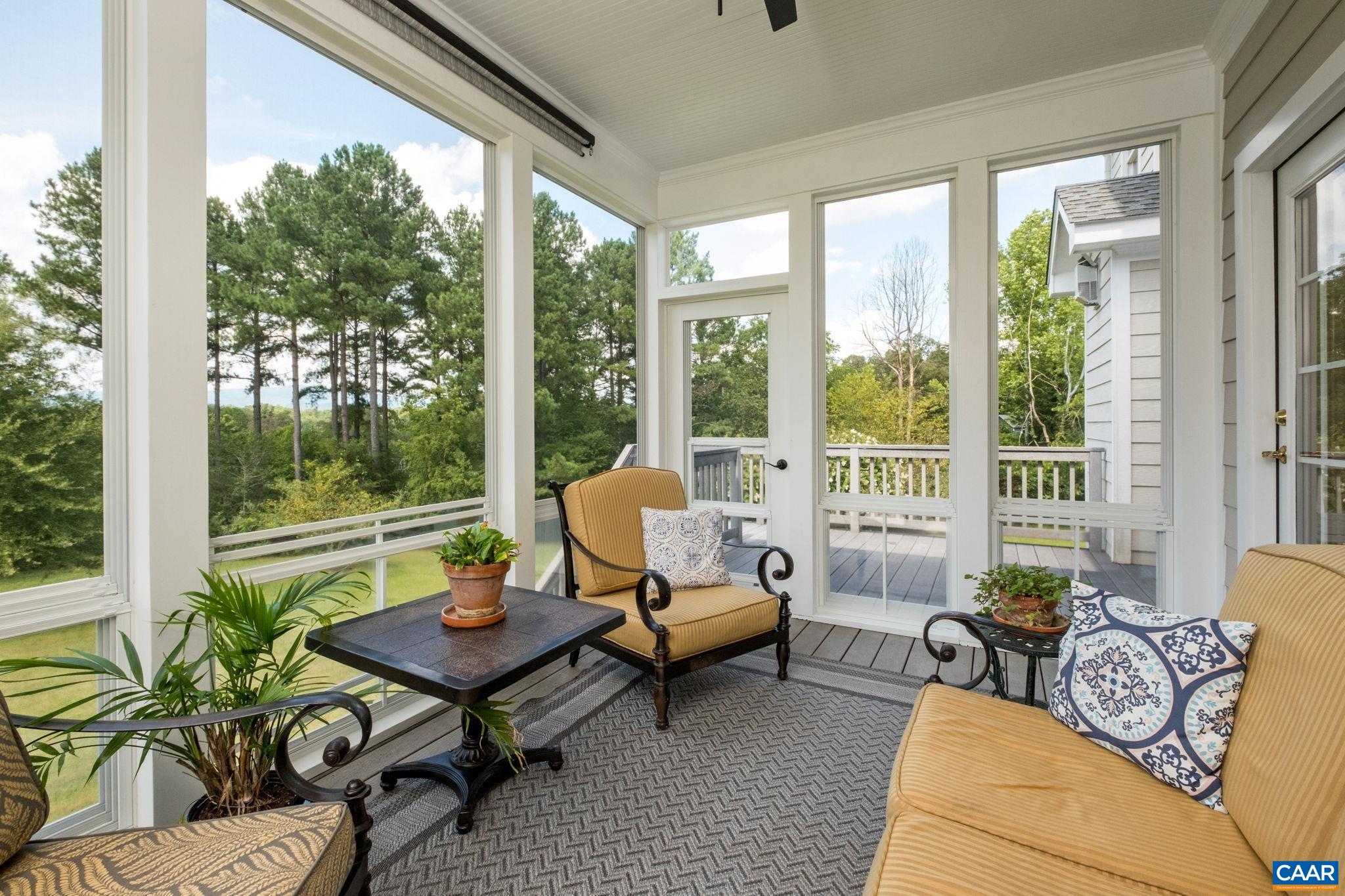A showcase feature of the home is the new four seasons sunroom. The sunroom features custom ordered EZ-Screen windows and door, and a sun shade. A showcase feature of the home is the new four seasons sunroom. The sunroom features custom ordered EZ-Screen windows and door, and a sun shade.