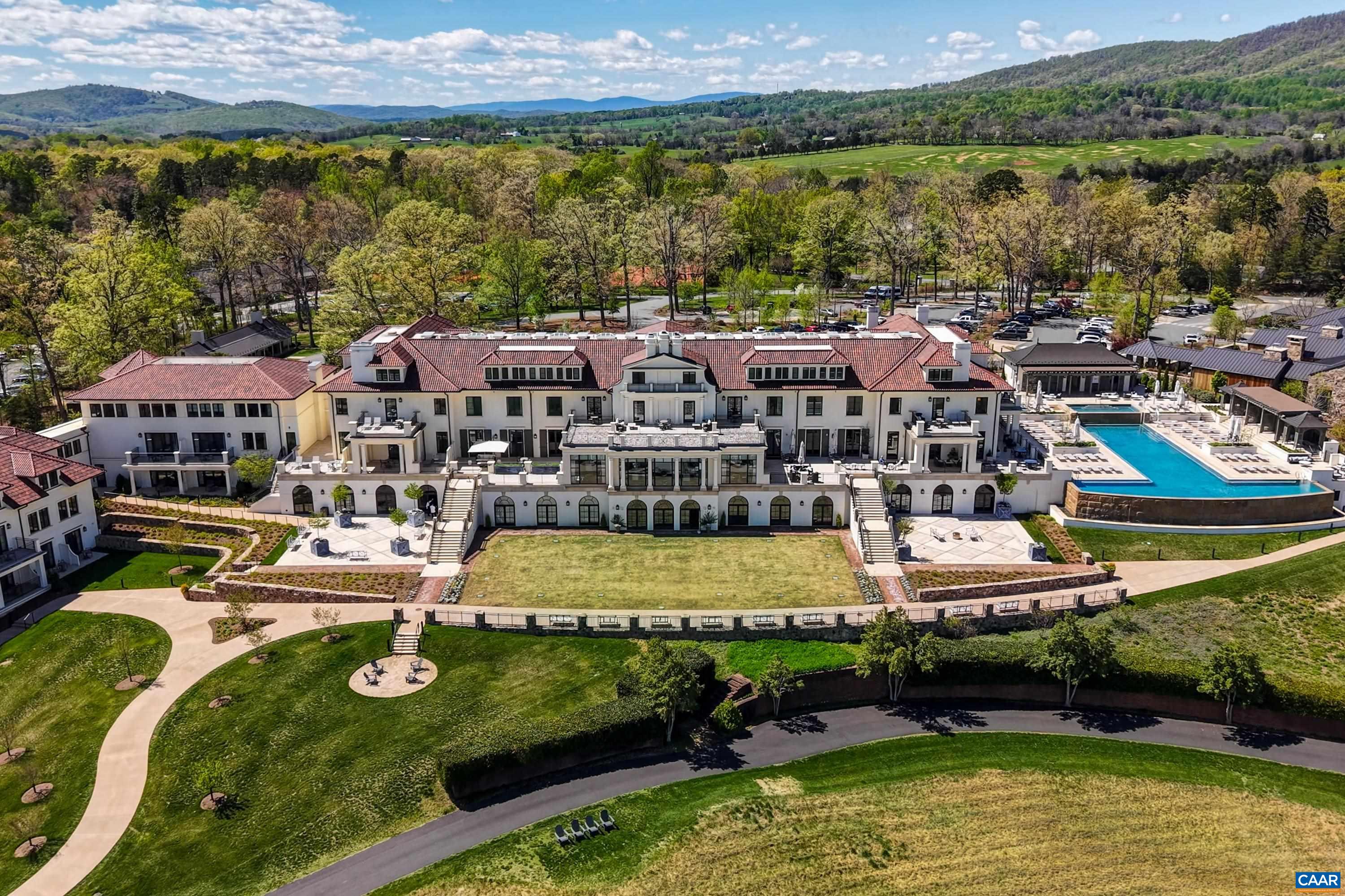 Expertly sited amongst the perfect Blue Ridge Mountain backdrop. Expertly sited amongst the perfect Blue Ridge Mountain backdrop.