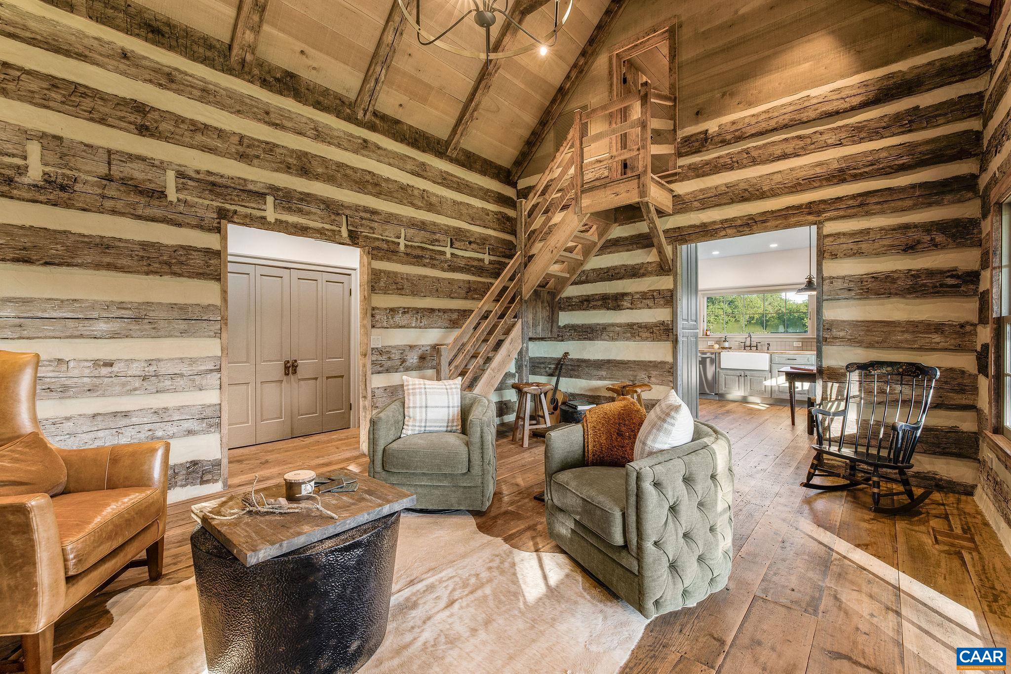 There is an adorable sleeping loft upstairs There is an adorable sleeping loft upstairs