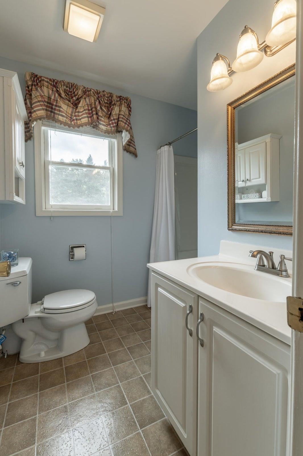First floor full bath. First floor full bath.
