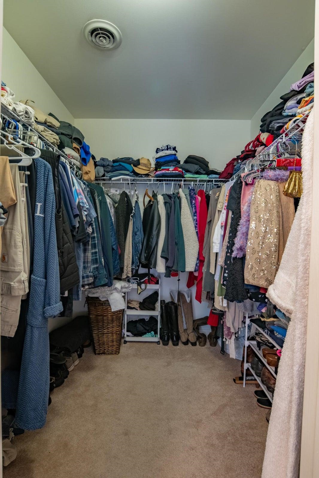 Walk-in Master Closet. Walk-in Master Closet.