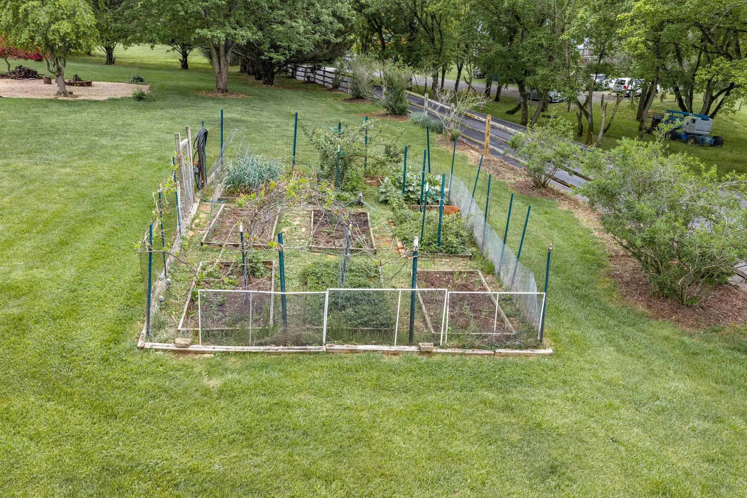 An organic enclosed garden . . . An organic enclosed garden . . .