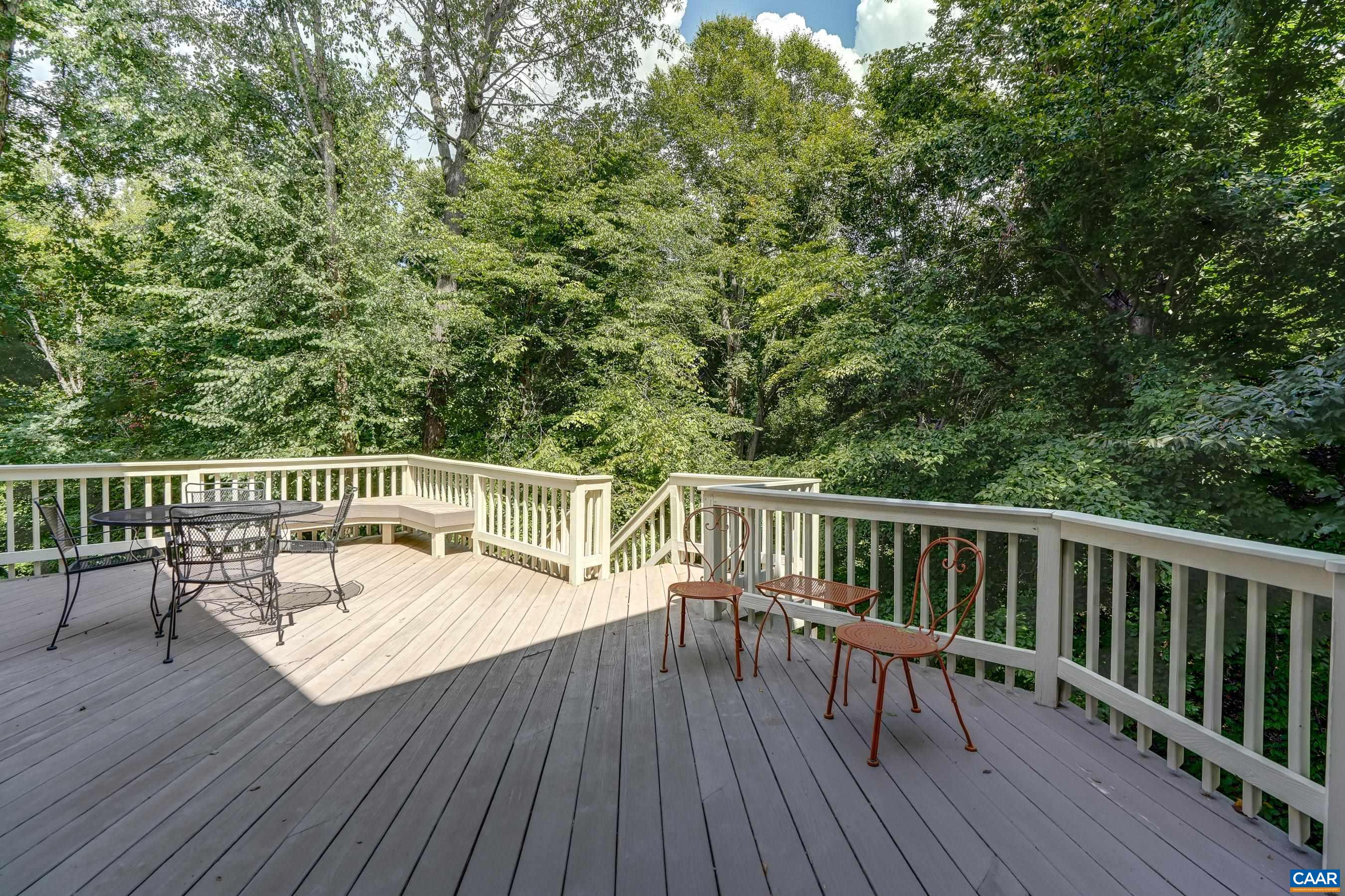 Enjoy outdoor dining and entertaining on the deck. Enjoy outdoor dining and entertaining on the deck.