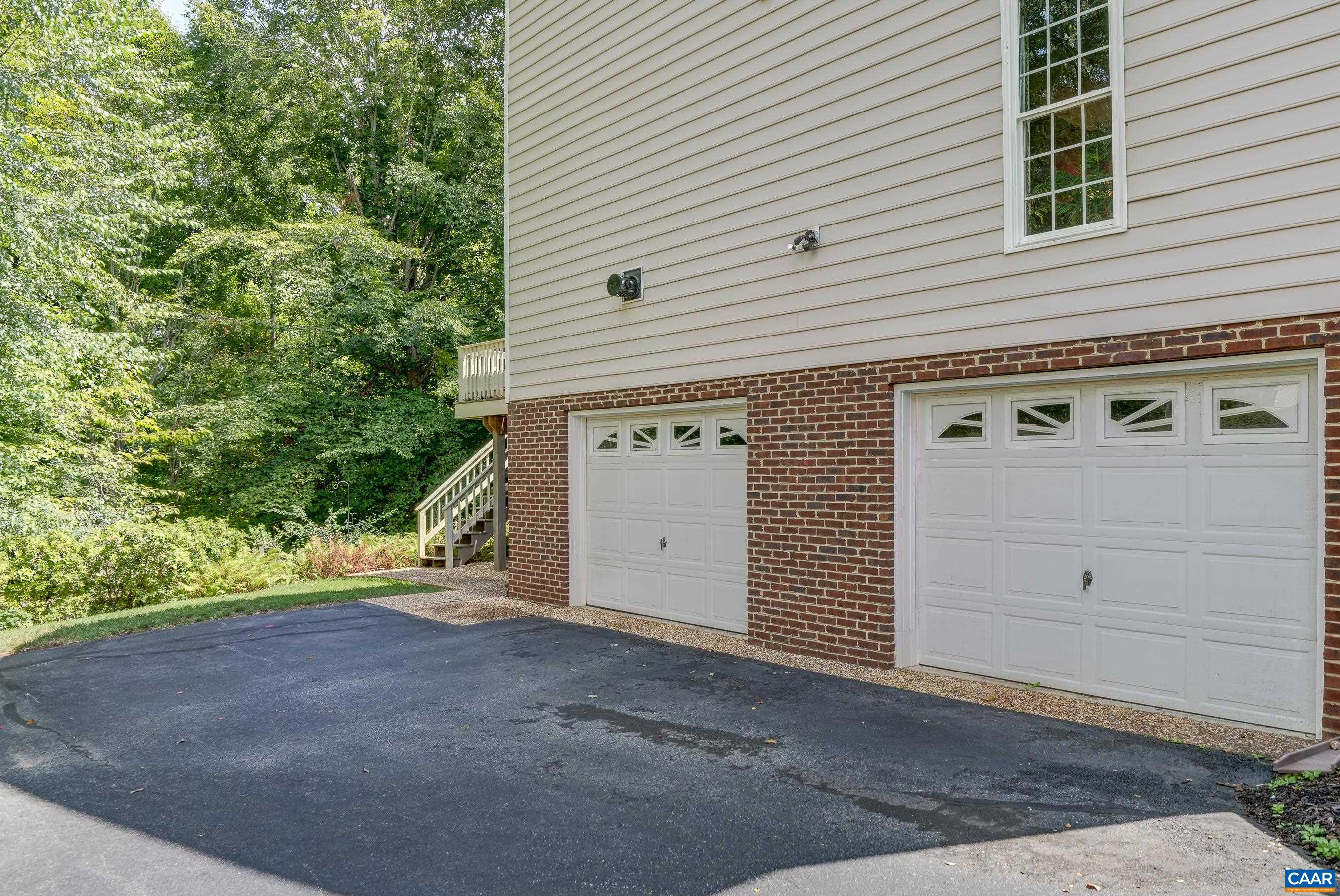 Oversized two-car garage on the basement level. Oversized two-car garage on the basement level.