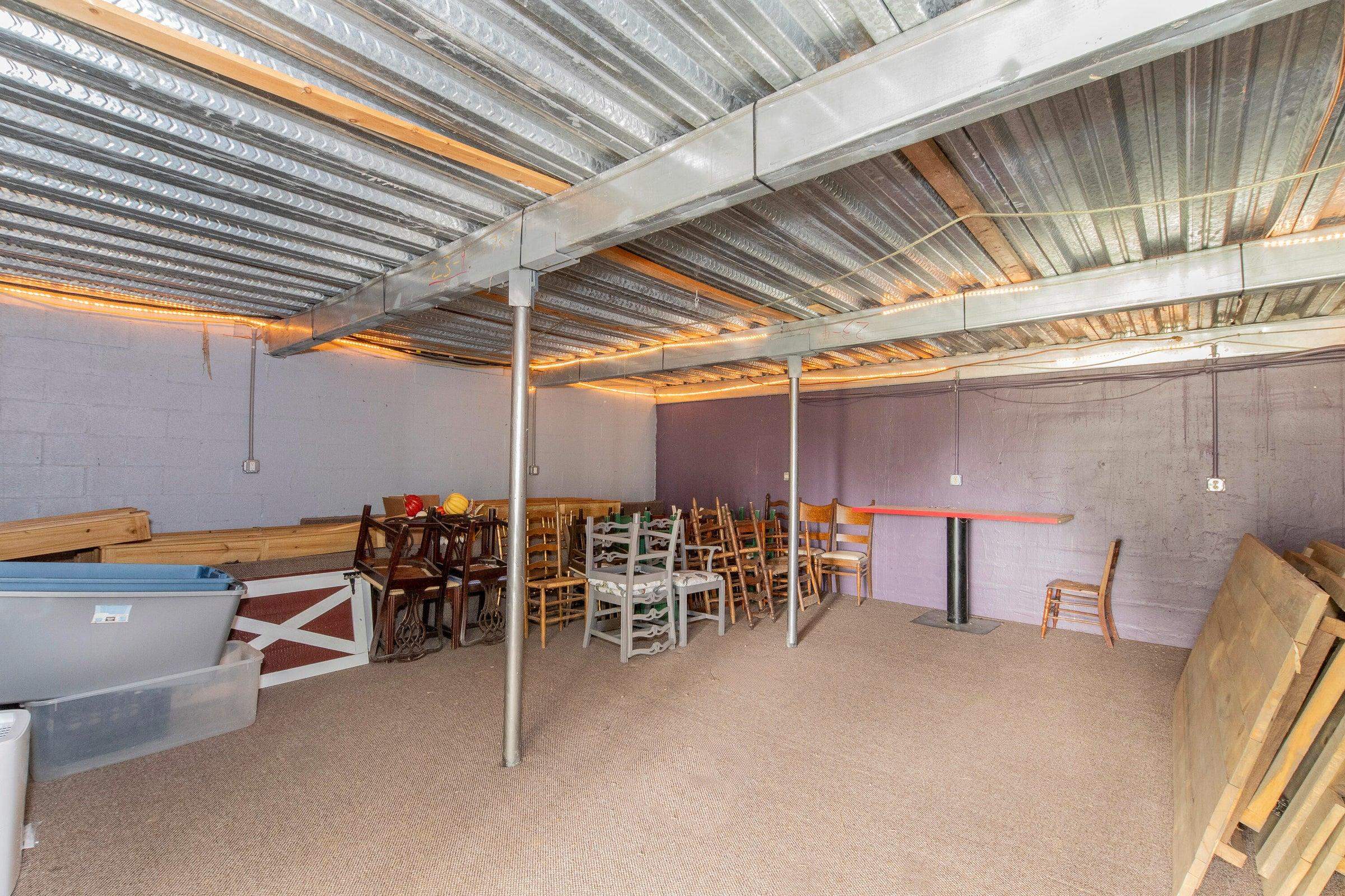 Storage area under the Garage. Accessed from outside. Storage area under the Garage. Accessed from outside.