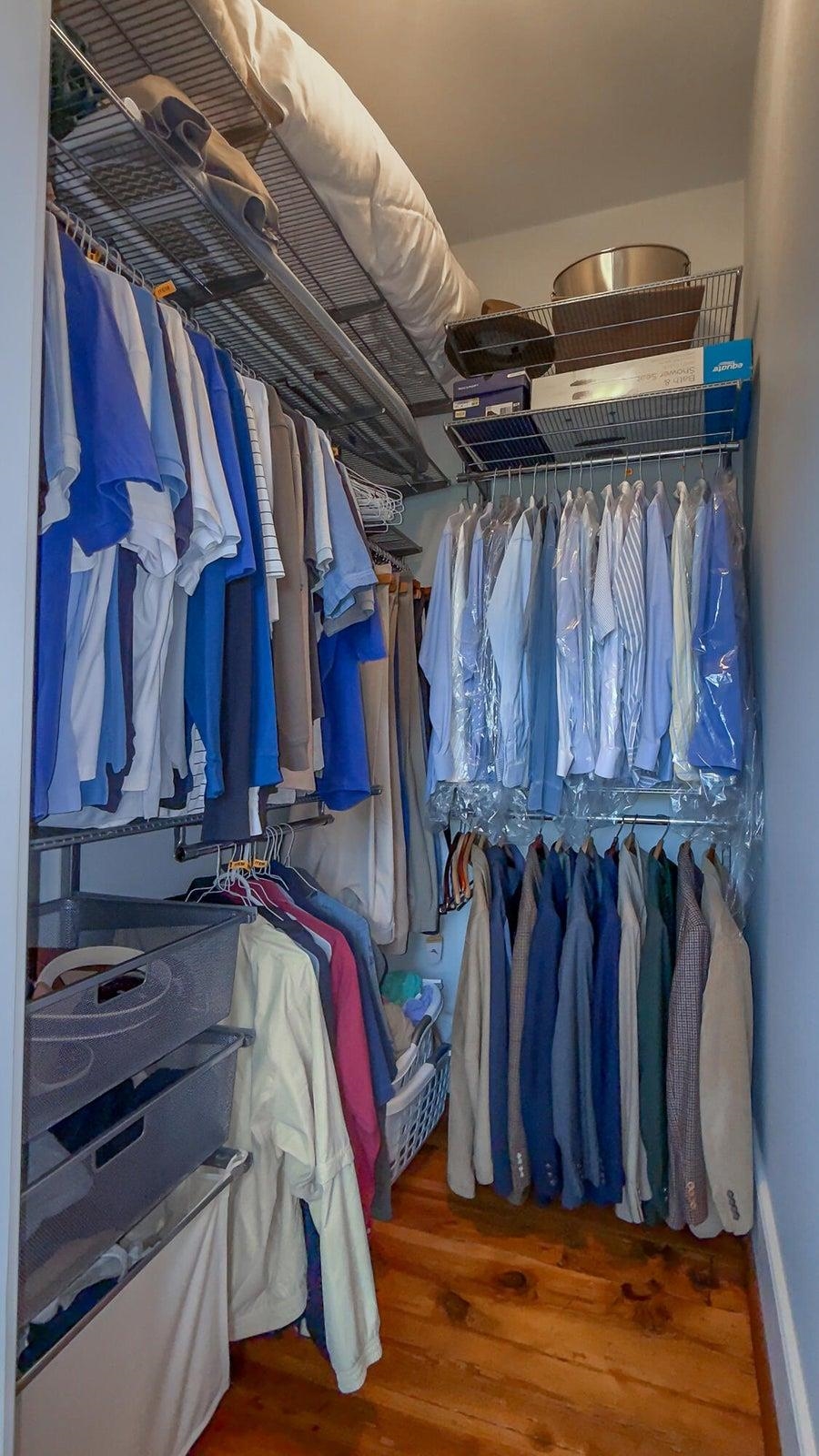 Primary suite walk-in closet Primary suite walk-in closet