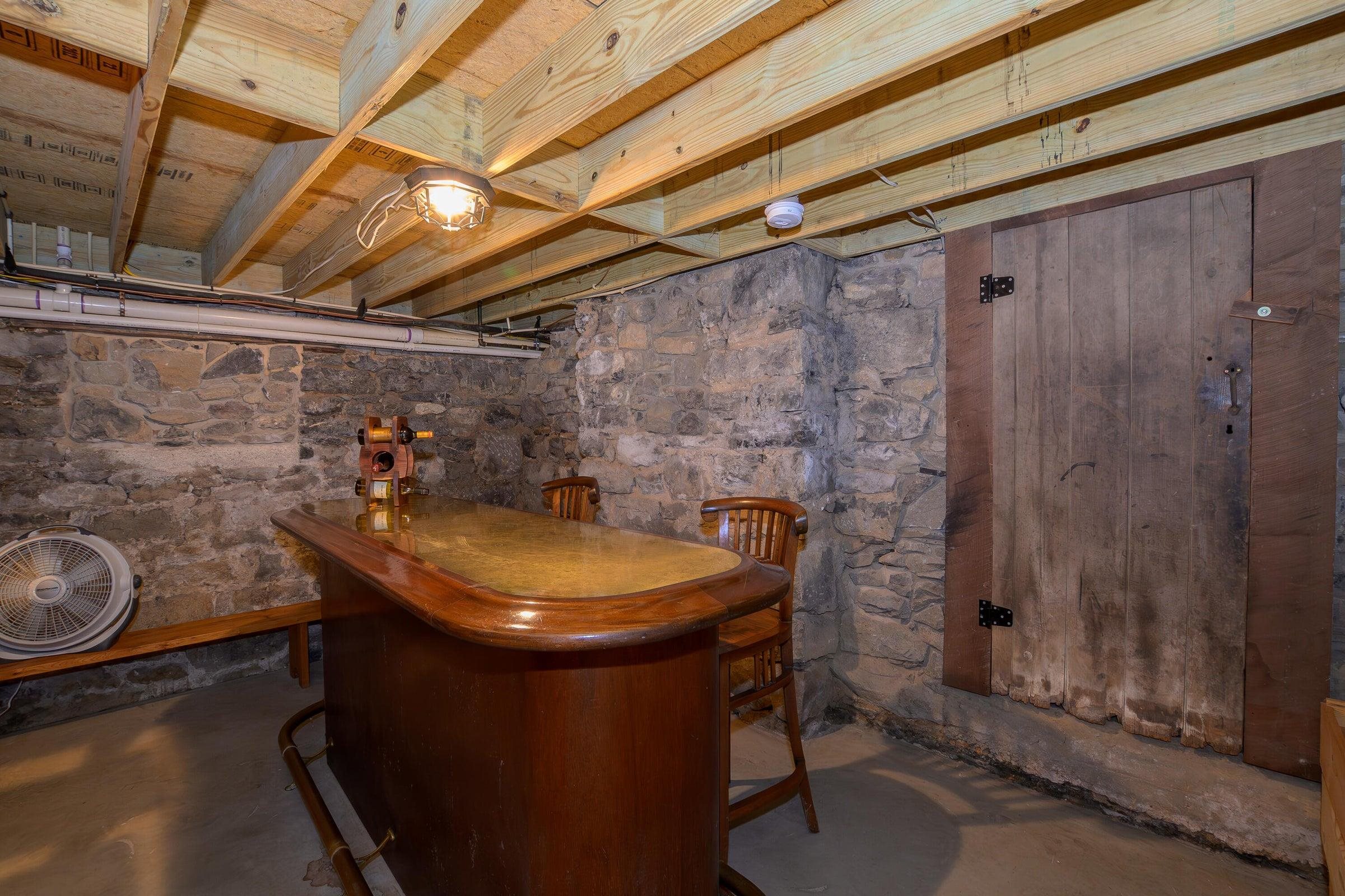 Its 20-inch-thick stone walls naturally maintaining a perfect temperature year-round. Its 20-inch-thick stone walls naturally maintaining a perfect temperature year-round.