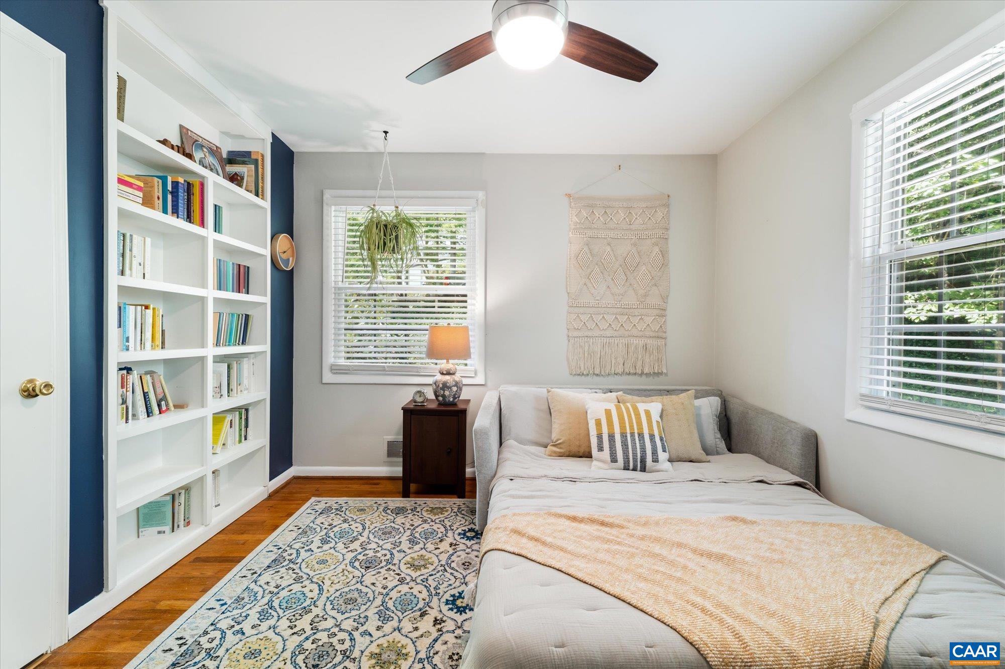 A nice sized bedroom that also offers an office/guest room combo. A nice sized bedroom that also offers an office/guest room combo.